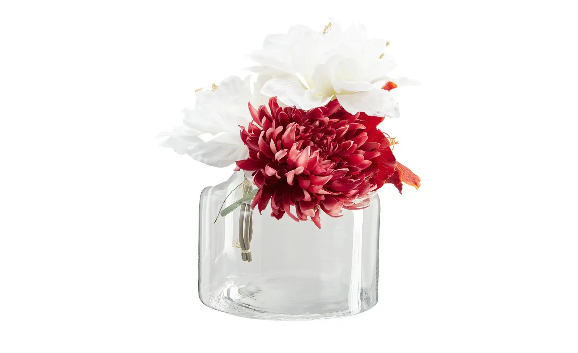 HOME STORY Vase ¦ transparent/klar ¦ Glas ¦ Maße (cm): H: 16  Ø: 21 Accesso günstig online kaufen