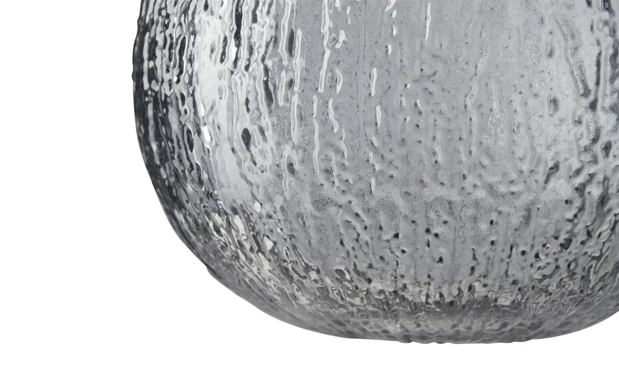 Thumbnail - HOME STORY Vase   ¦ grau ¦ Glas ¦ Maße (cm): H: 17,5  Ø: 17 Accessoires > Vasen - Höffner