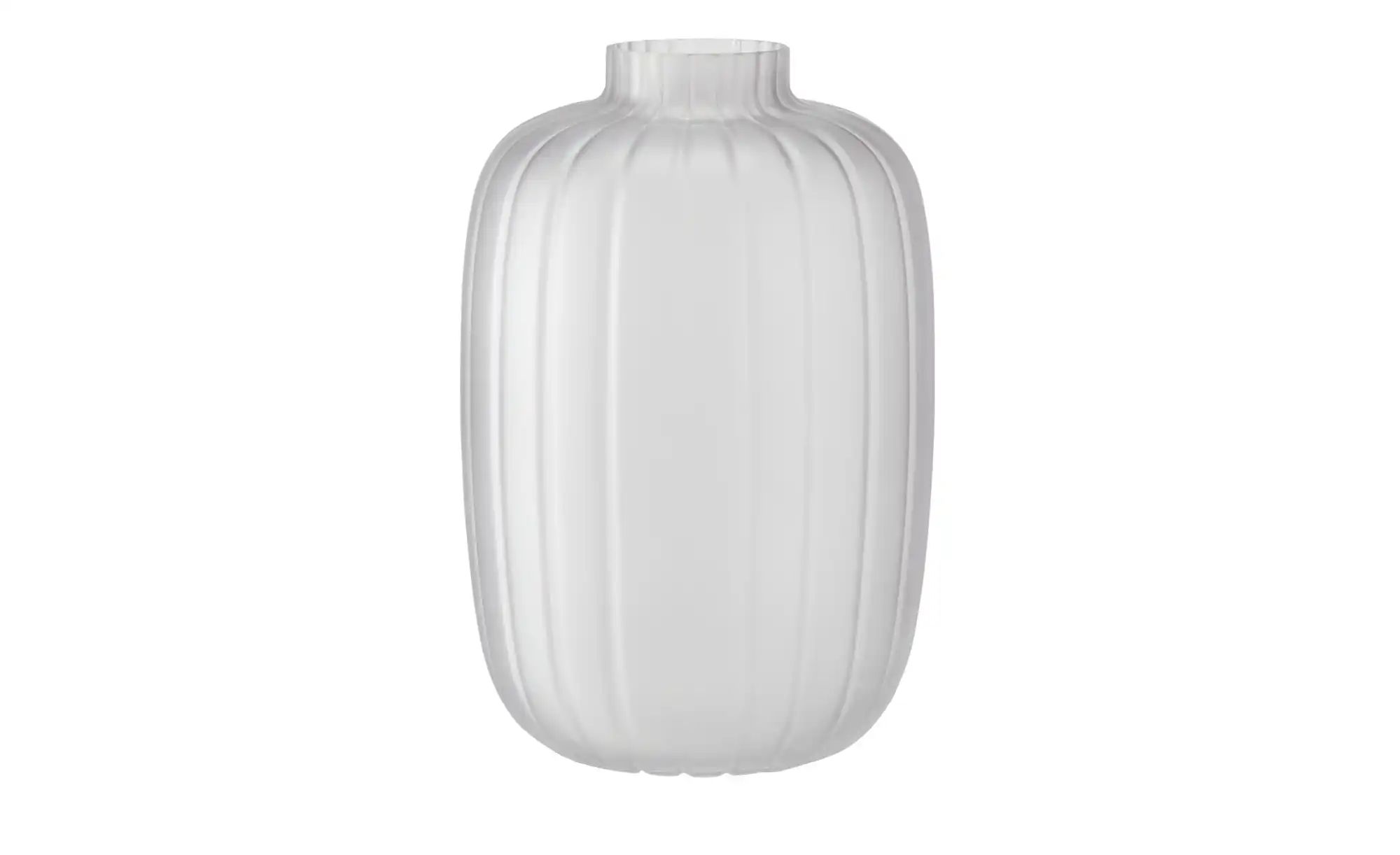 HOME STORY Vase ¦ grau ¦ Glas ¦ Maße (cm): H: 30  Ø: 19.5 Accessoires > Vas günstig online kaufen