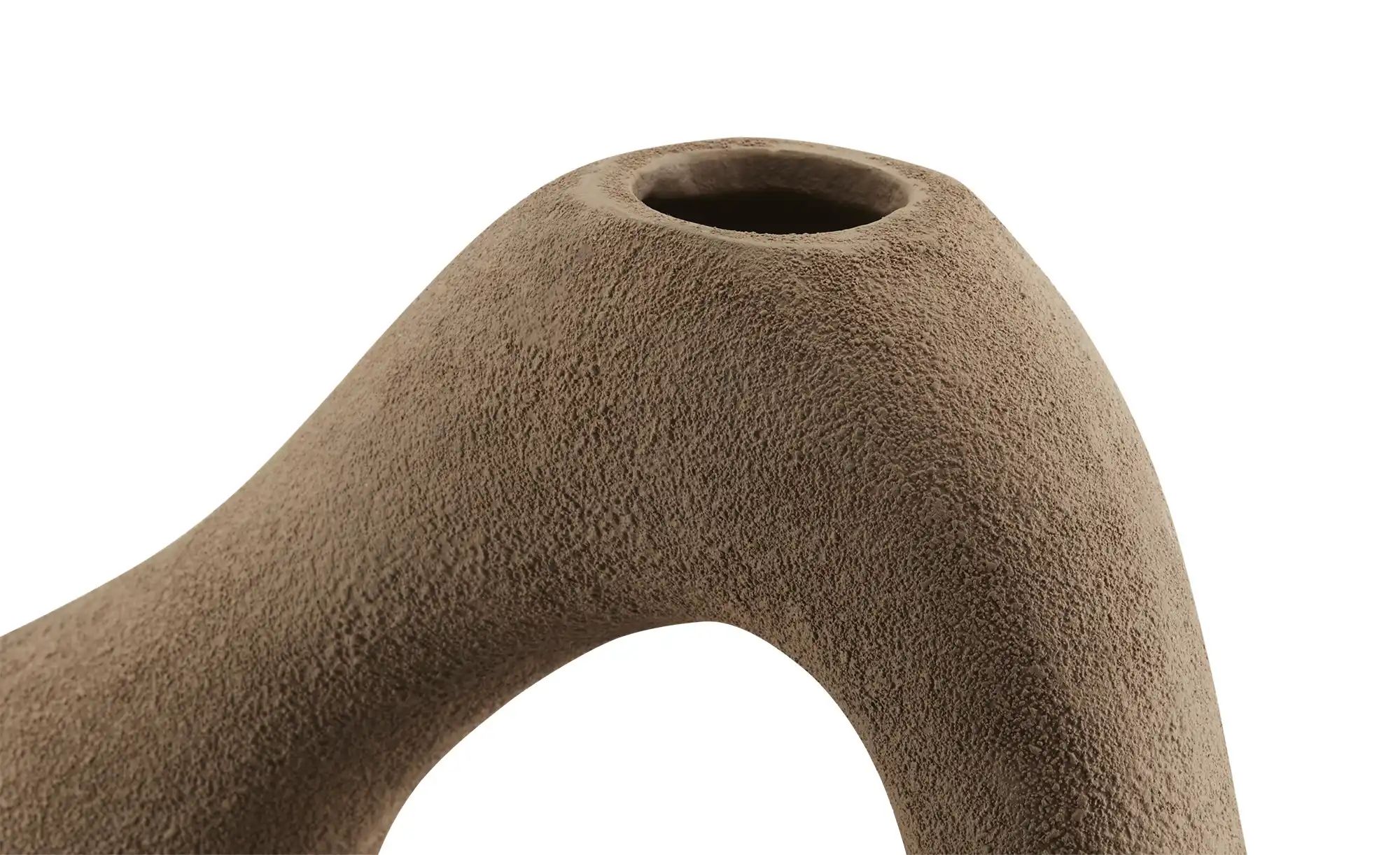 HOME STORY Vase   ¦ braun ¦ Aluminium ¦ Maße (cm): B: 27,5 H: 7,5 T: 30.0 A günstig online kaufen