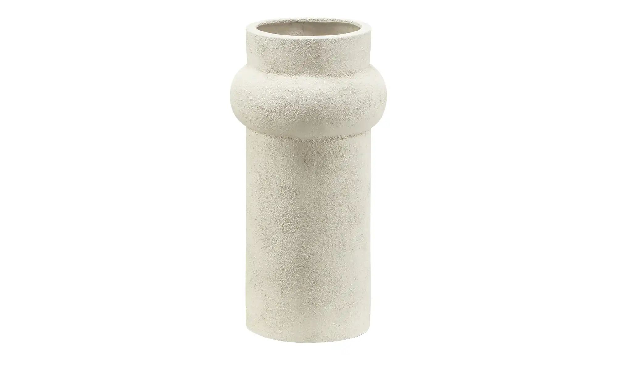 HOME STORY Vase ¦ weiß ¦ Aluminium ¦ Maße (cm): H: 33  Ø: 17 Accessoires > günstig online kaufen