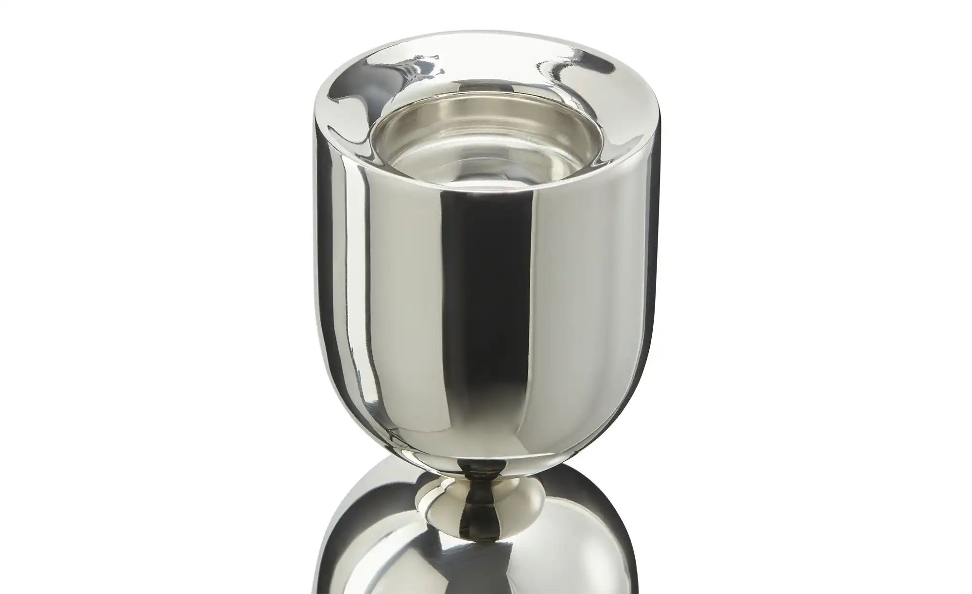 Thumbnail - HOME STORY Teelichthalter   ¦ silber ¦ Edelstahl ¦ Maße (cm): H: 26  Ø: 6 Accessoires > Kerzen & Kerzenständer > Teelich...