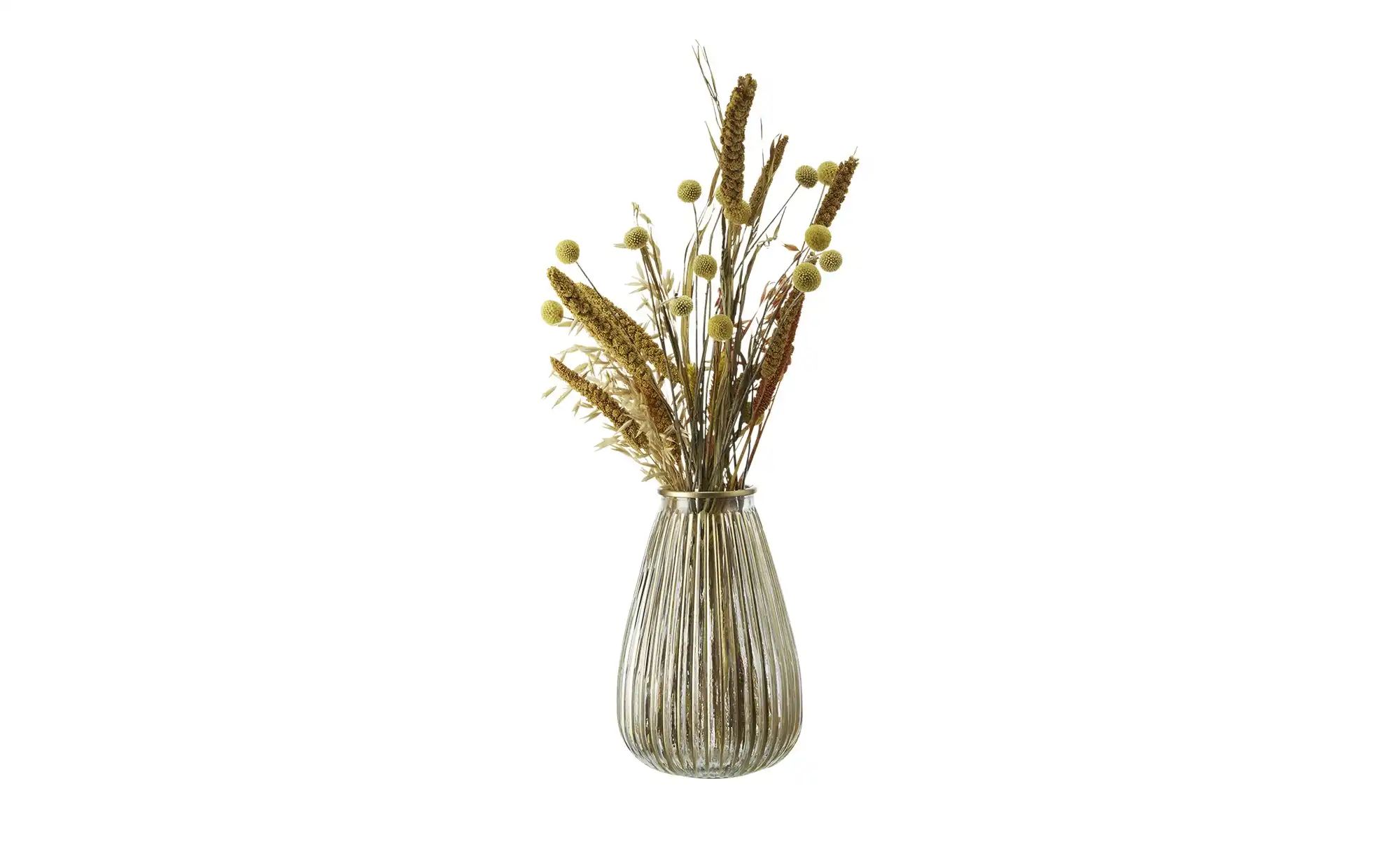 HOME STORY Vase   ¦ gold ¦ Glas ¦ Maße (cm): H: 27,5  Ø: 18 Weihnachten - H günstig online kaufen