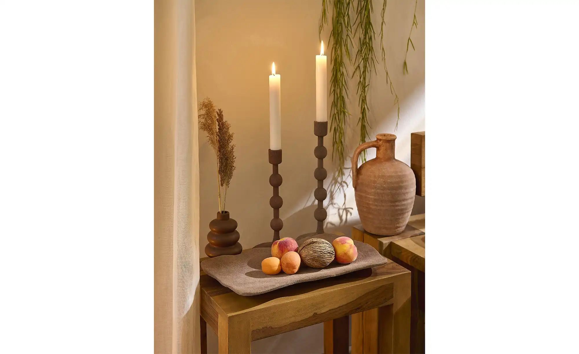 Thumbnail - HOME STORY Vase ¦ braun ¦ Steinzeug ¦ Maße (cm): H: 27,5 Ø: 17.5 Accessoires > Vasen - Höffner