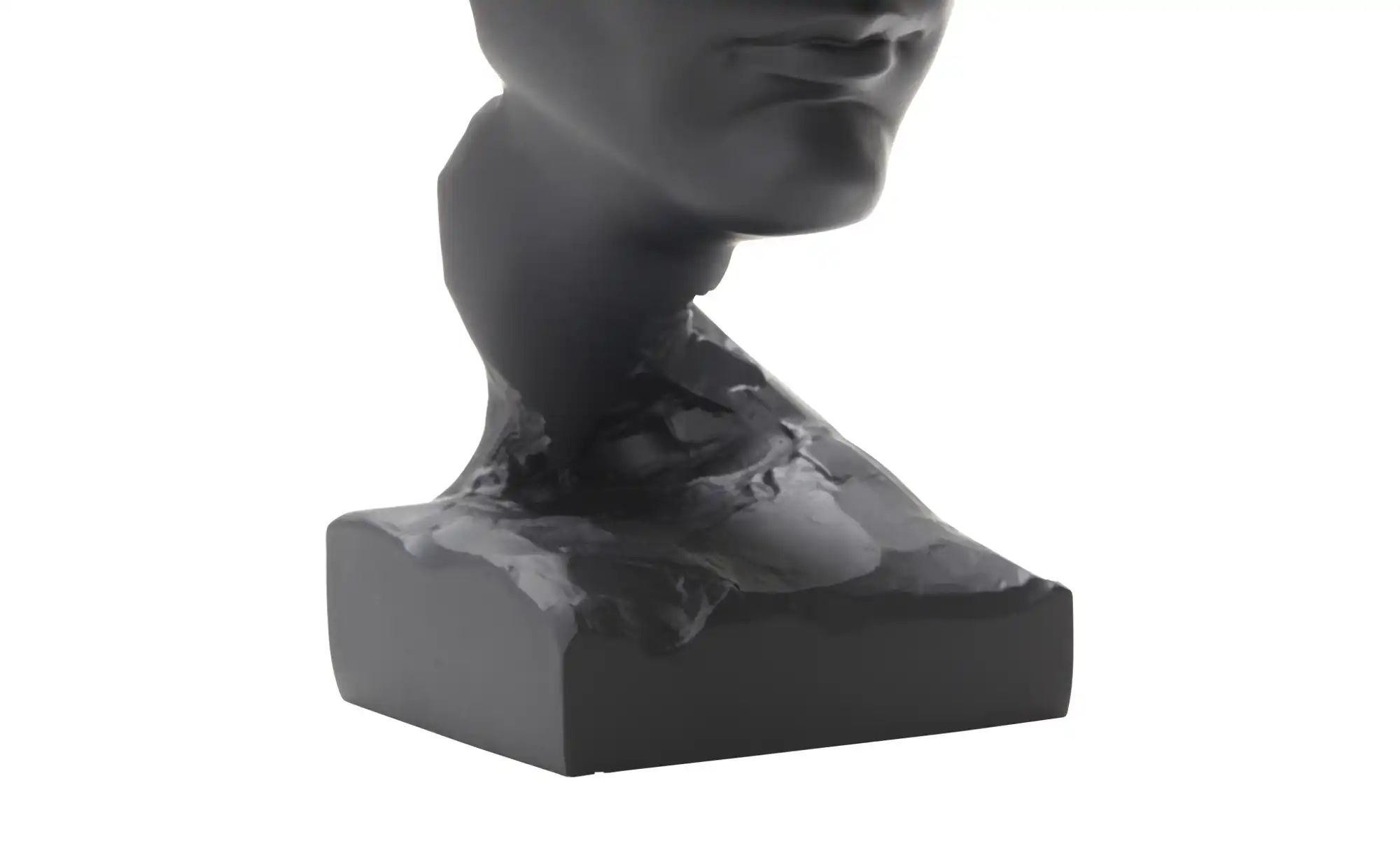 Deko Skulptur Gesicht ¦ schwarz ¦ Polyresin (Kunstharz) ¦ Maße (cm): B: 12 günstig online kaufen