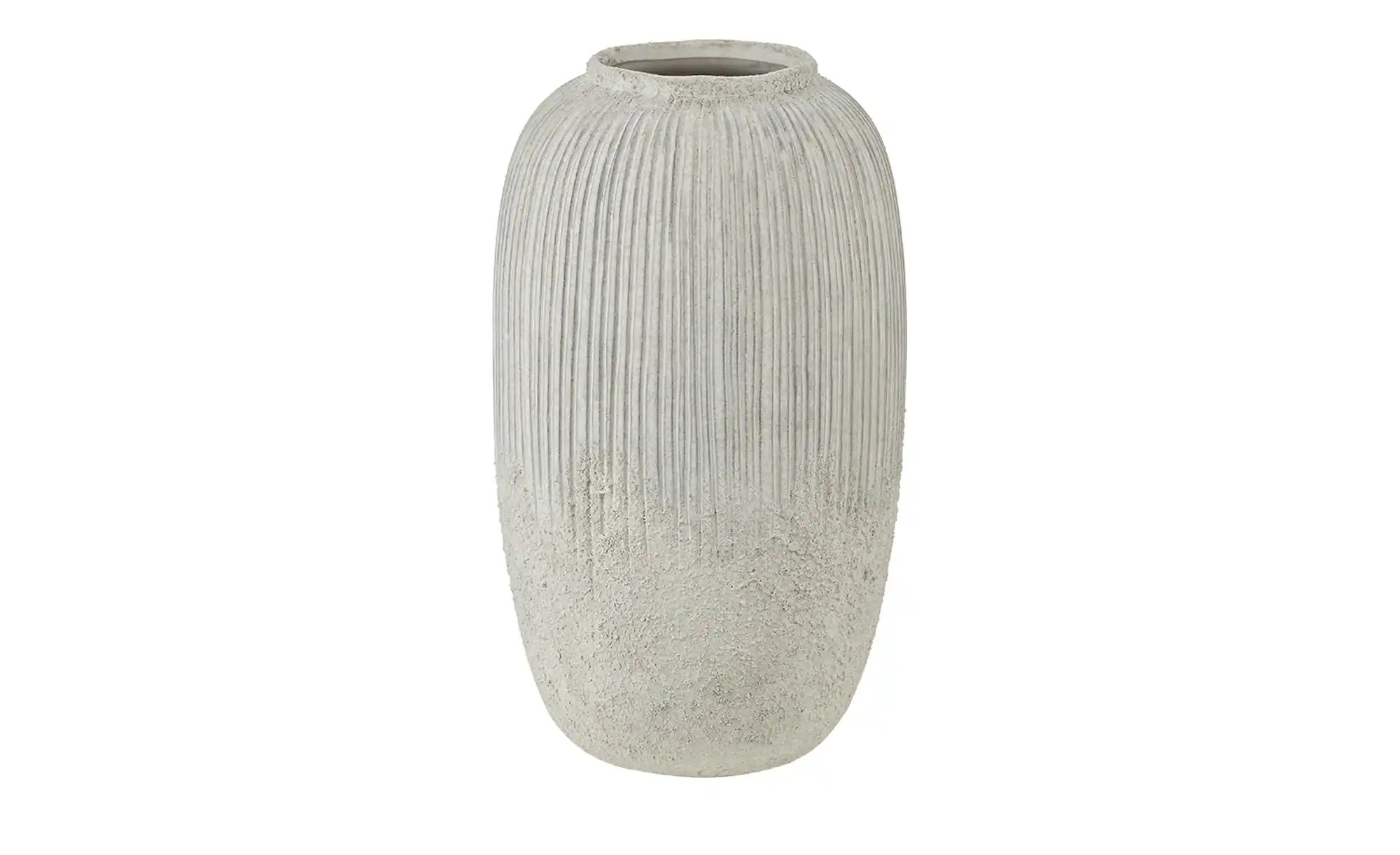 Vase ¦ grau ¦ Steinzeug ¦ Maße (cm): H: 29,5  Ø: 17 Accessoires > Vasen - H günstig online kaufen