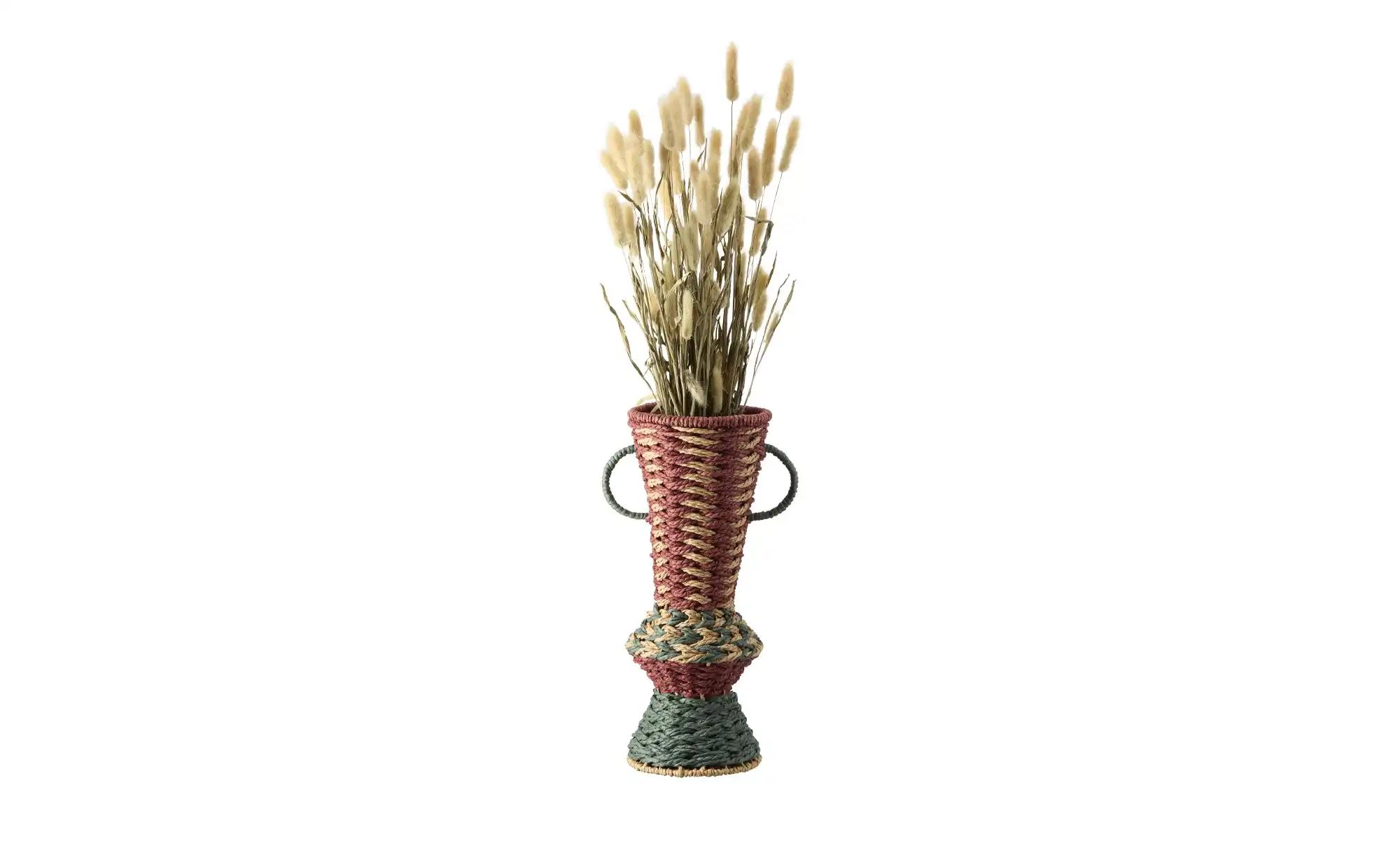HOME STORY Deko Vase   ¦ mehrfarbig ¦ Papier,Eisen ¦ Maße (cm): B: 25 H: 43 günstig online kaufen