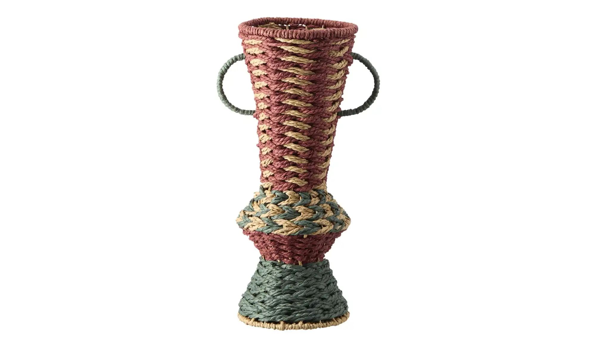 HOME STORY Deko Vase   ¦ mehrfarbig ¦ Papier,Eisen ¦ Maße (cm): B: 25 H: 43 günstig online kaufen