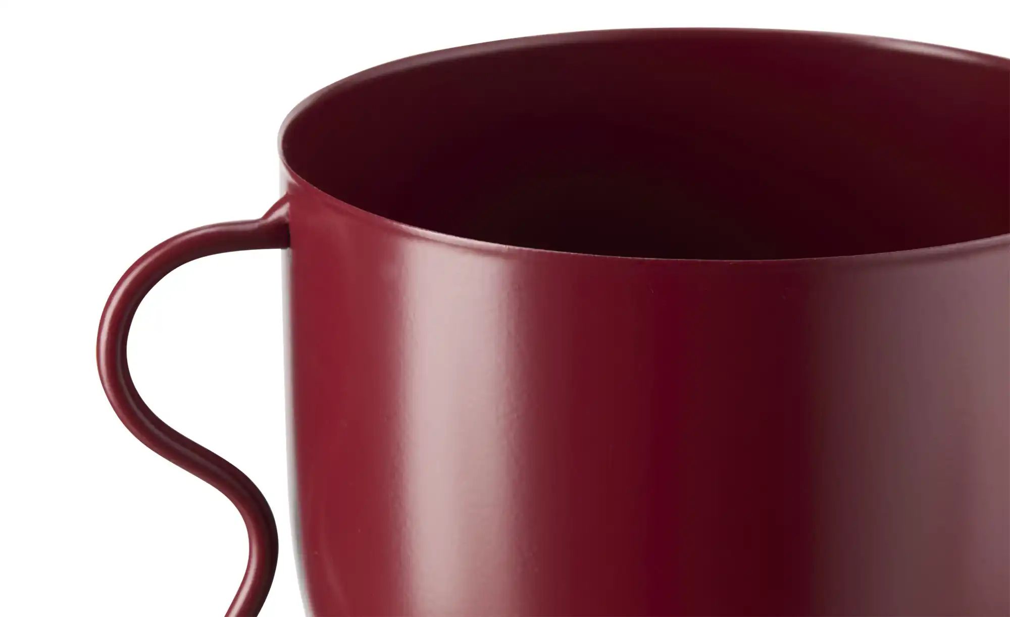 Thumbnail - HOME STORY Übertopf   ¦ rot ¦ Eisen ¦ Maße (cm): H: 16  Ø: 20 Accessoires > Dekoartikel - Höffner