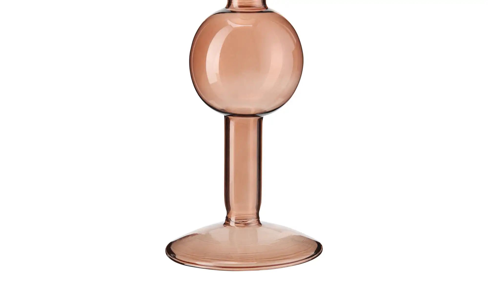 Thumbnail - HOME STORY Kerzenhalter ¦ braun ¦ Glas ¦ Maße (cm): H: 27 Ø: 9 Accessoires > Kerzen & Kerzenständer > Kerzenständer -...