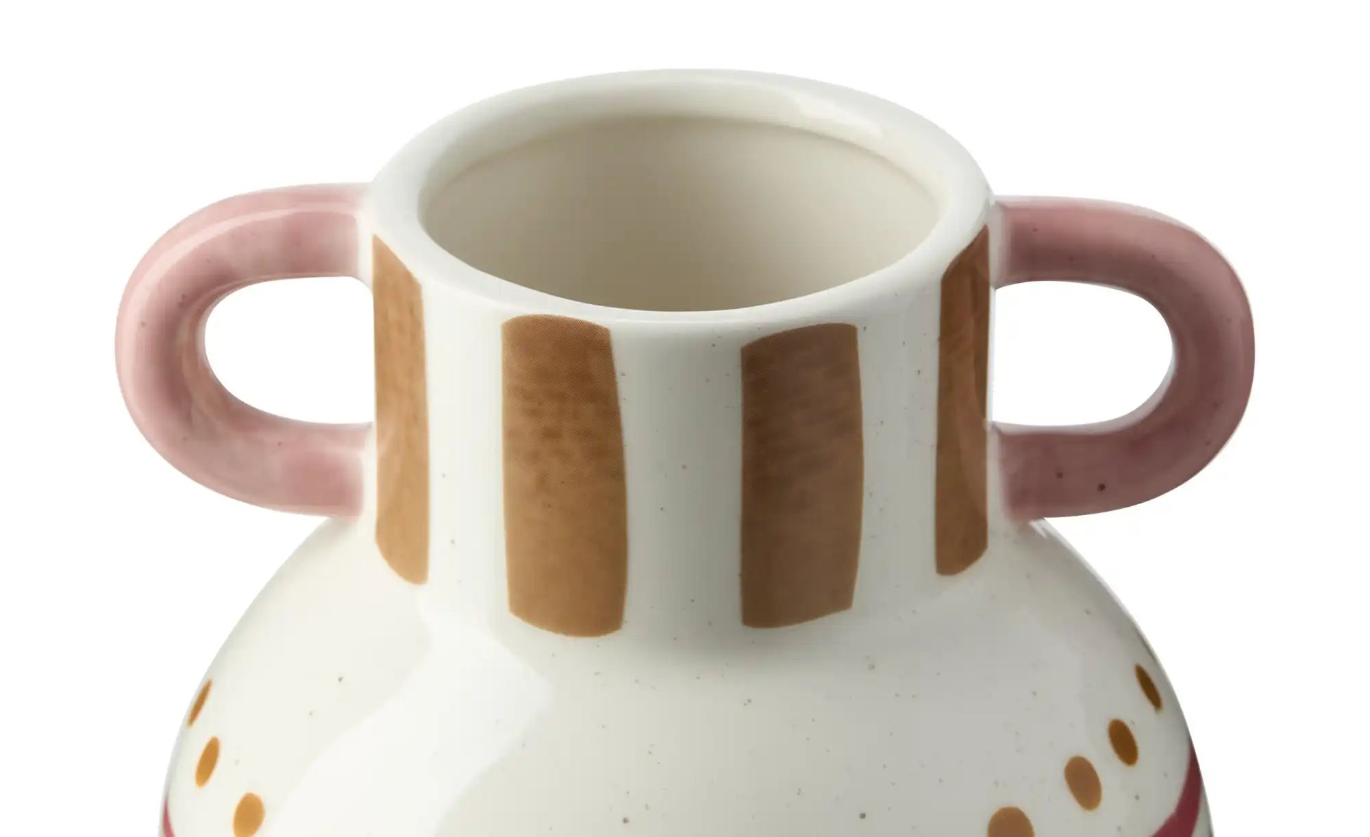 Thumbnail - HOME STORY Vase   ¦ braun ¦ Dolomite ¦ Maße (cm): H: 15  Ø: 14 Accessoires > Vasen - Höffner