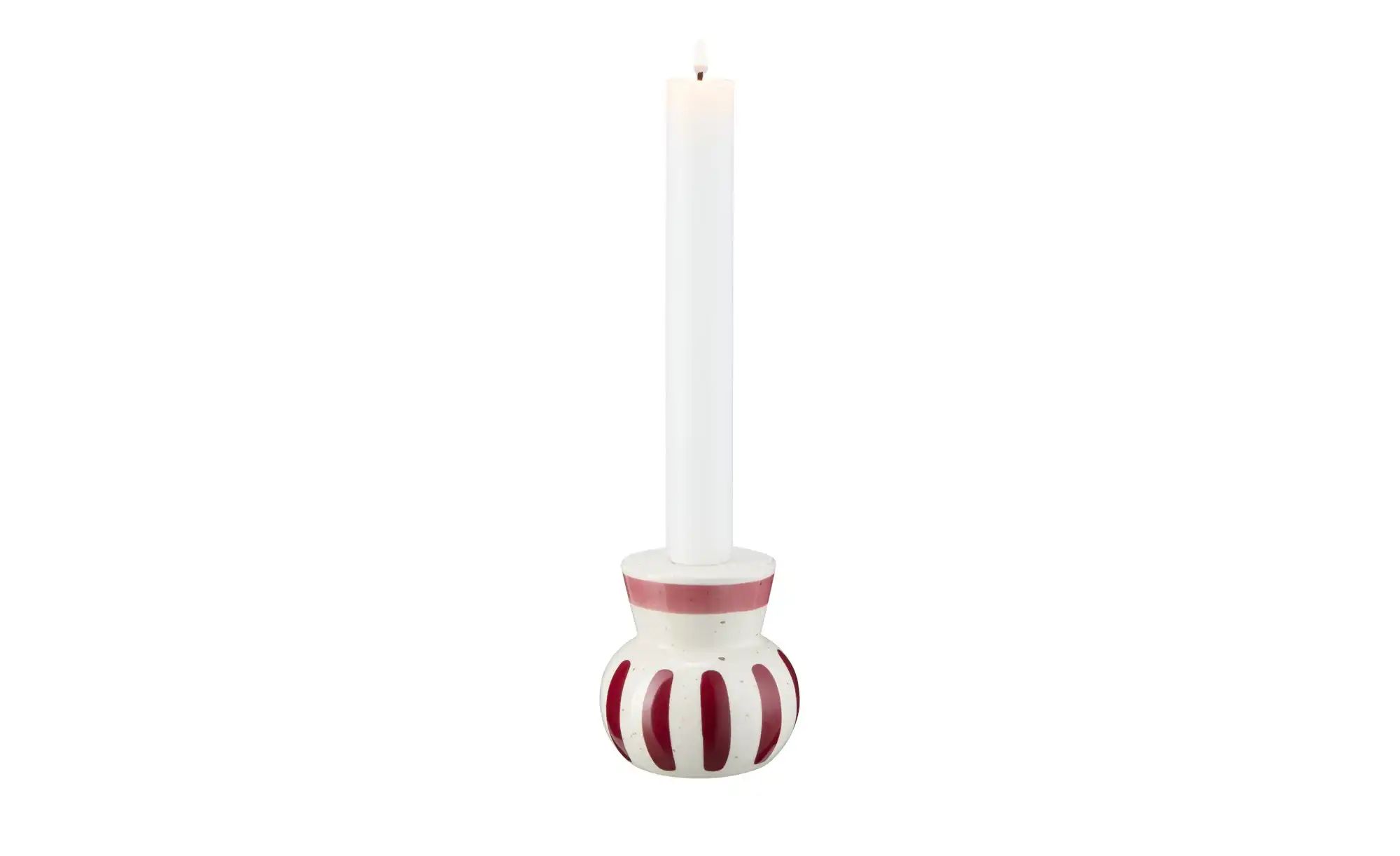 Thumbnail - HOME STORY Kerzenhalter   ¦ braun ¦ Dolomite ¦ Maße (cm): H: 8  Ø: 7.5 Accessoires > Kerzen & Kerzenständer > Kerzenstän...