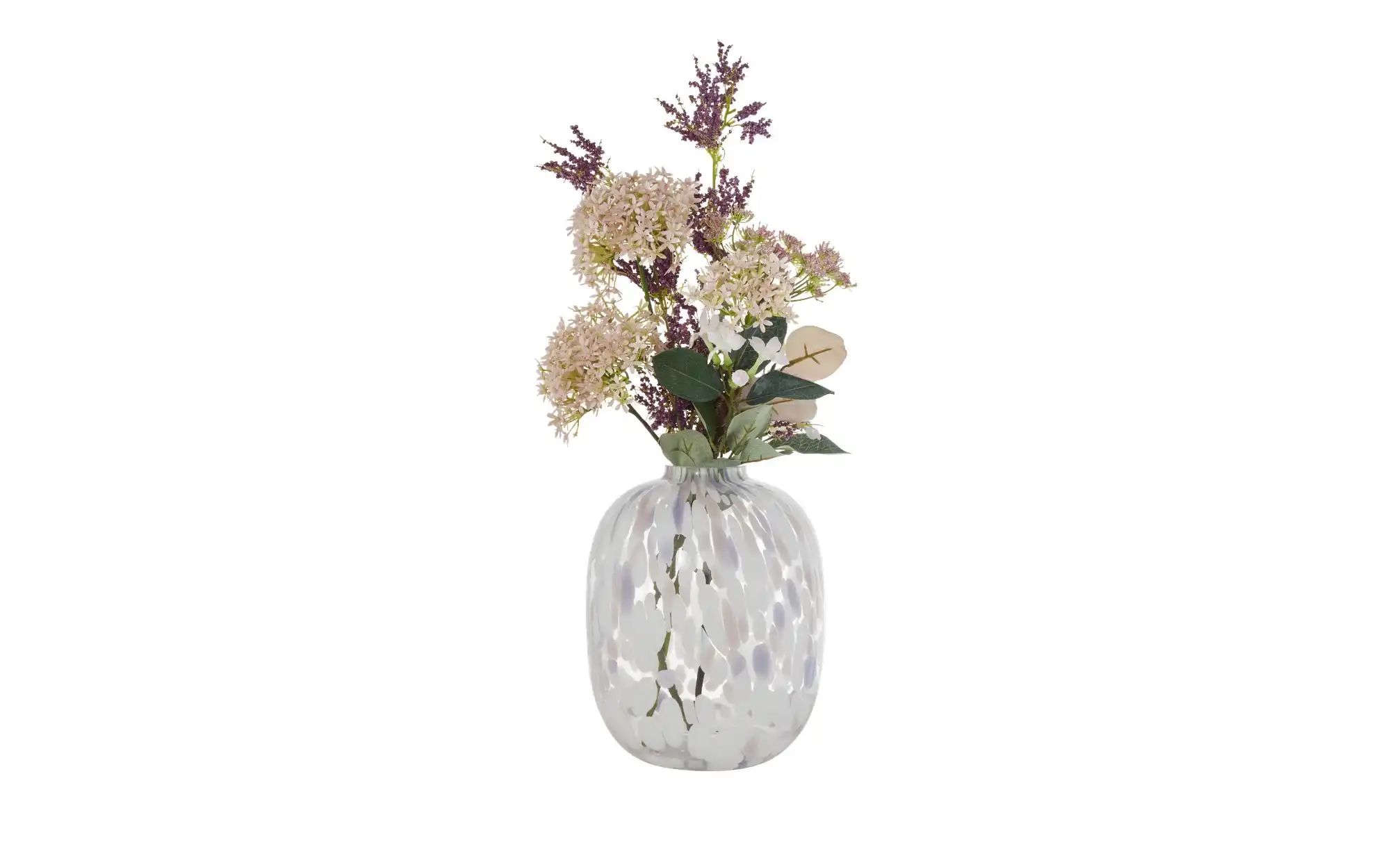 Thumbnail - Vase   ¦ weiß ¦ Glas ¦ Maße (cm): H: 24,5  Ø: 20 Accessoires > Vasen - Höffner