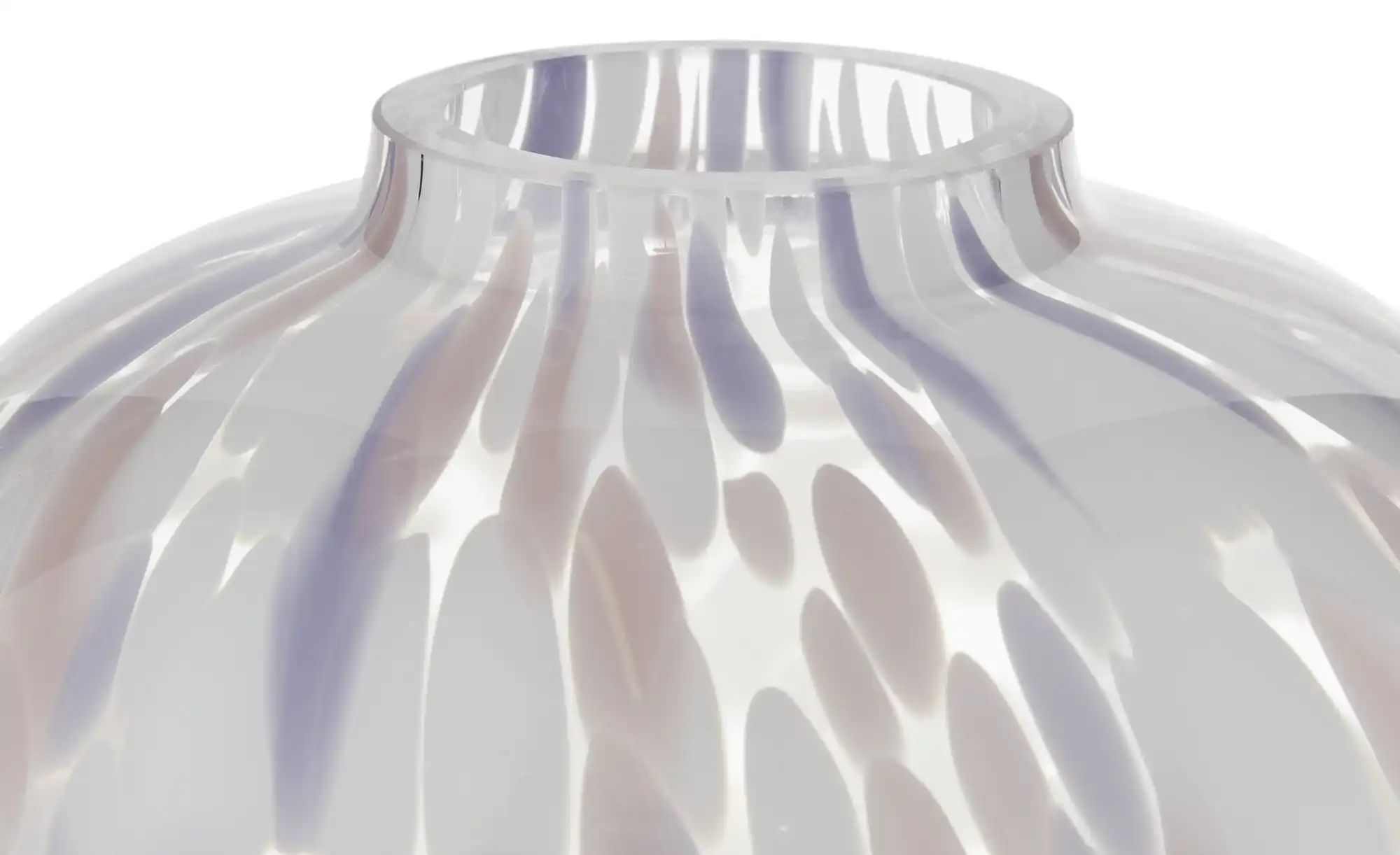 Thumbnail - Vase   ¦ weiß ¦ Glas ¦ Maße (cm): H: 24,5  Ø: 20 Accessoires > Vasen - Höffner
