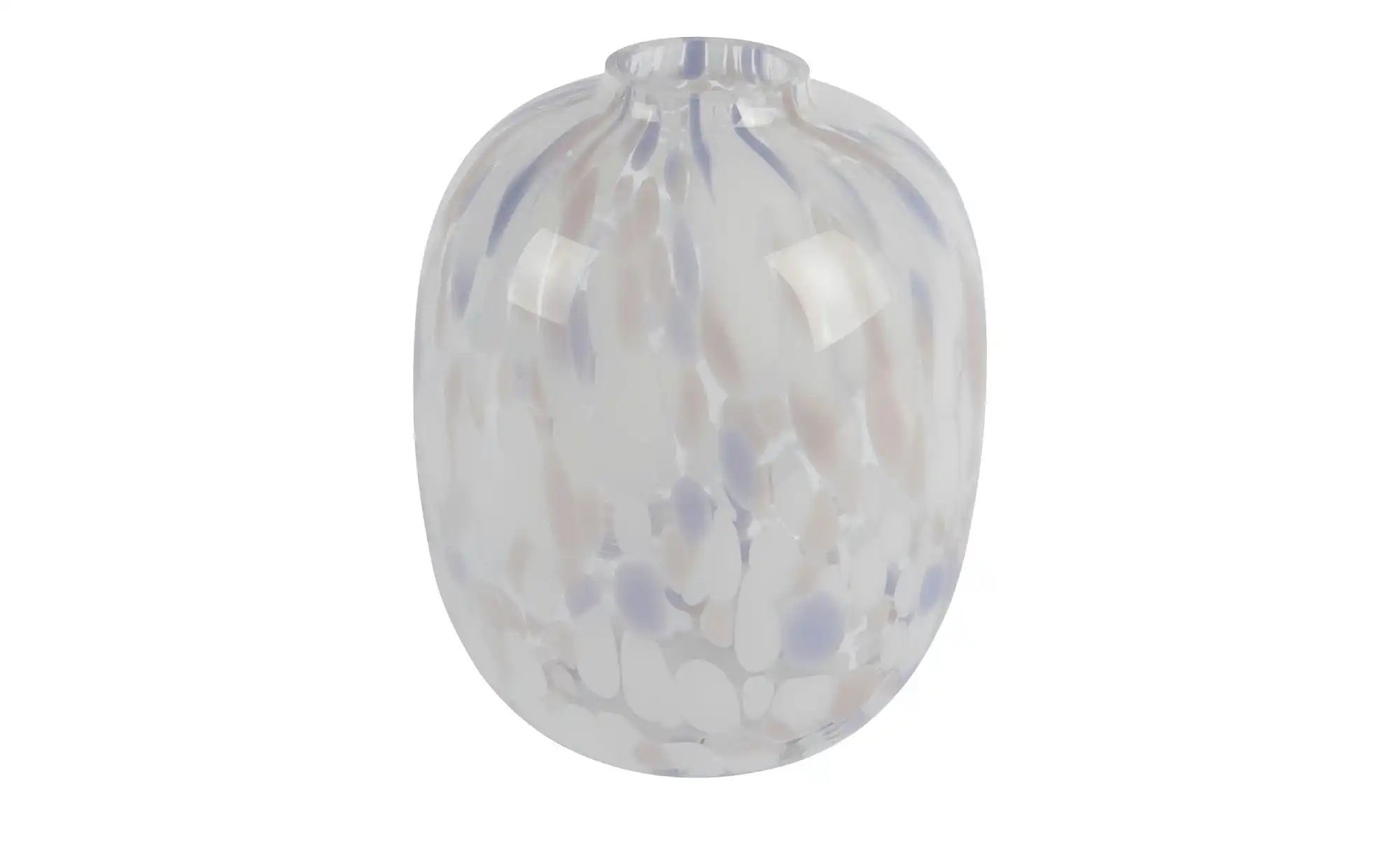 Vase   ¦ weiß ¦ Glas ¦ Maße (cm): H: 24,5  Ø: 20 Accessoires > Vasen - Höff günstig online kaufen