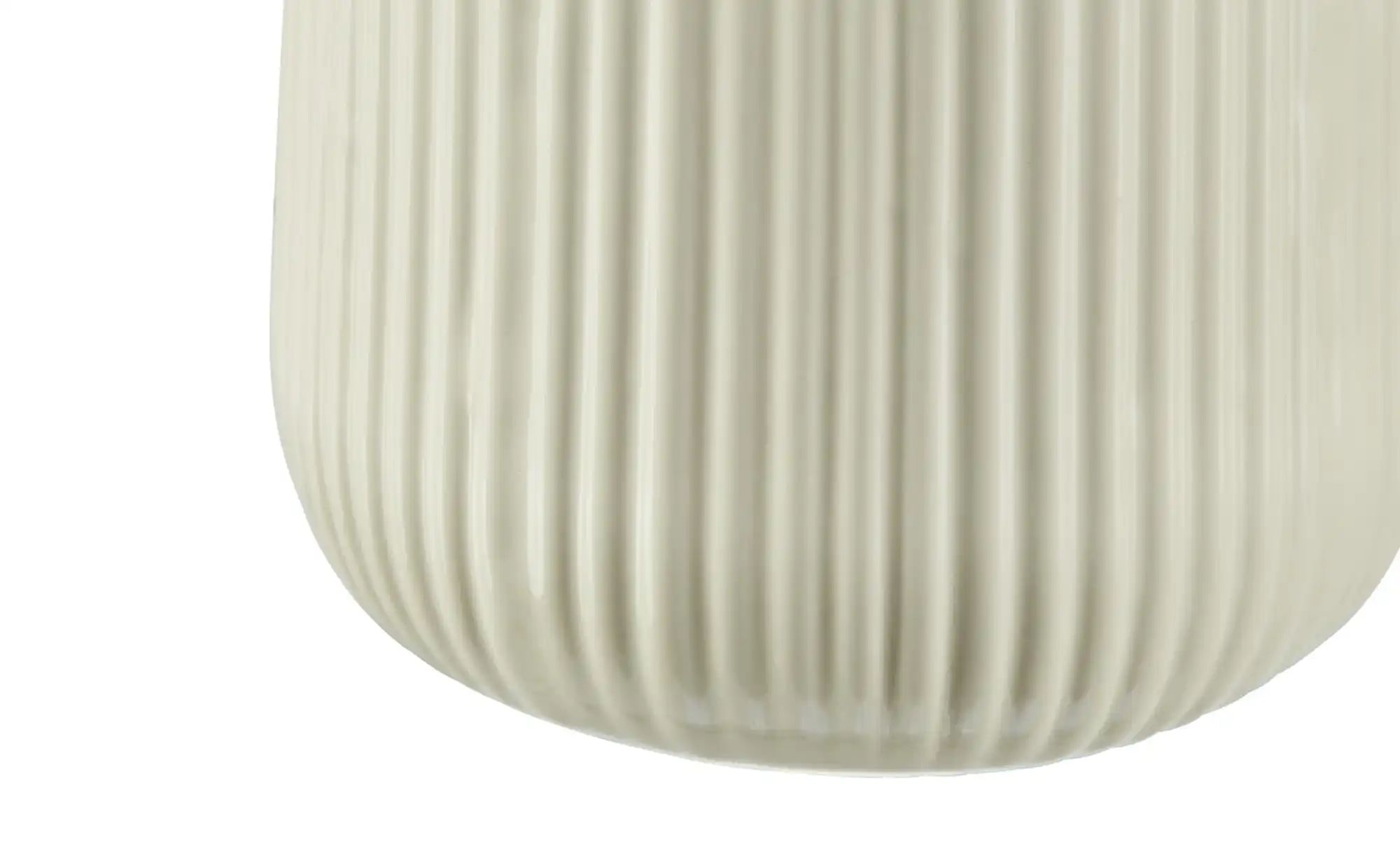 HOME STORY Vase   ¦ creme ¦ Dolomite ¦ Maße (cm): H: 20  Ø: 10 Accessoires günstig online kaufen