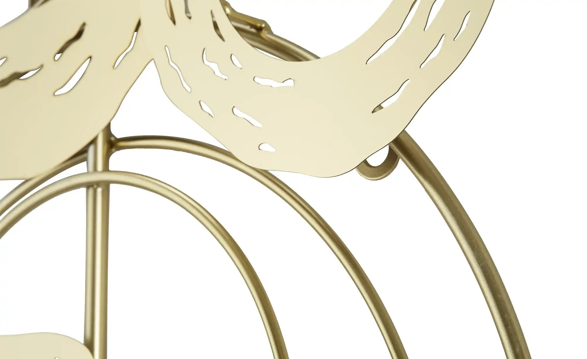 Thumbnail - HOME STORY Wanddekoration mit Schmetterlinge ¦ gold ¦ Edelstahl,Metall ¦ Maße (cm): B: 42,5 H: 3,8 Accessoires > Dekoa...