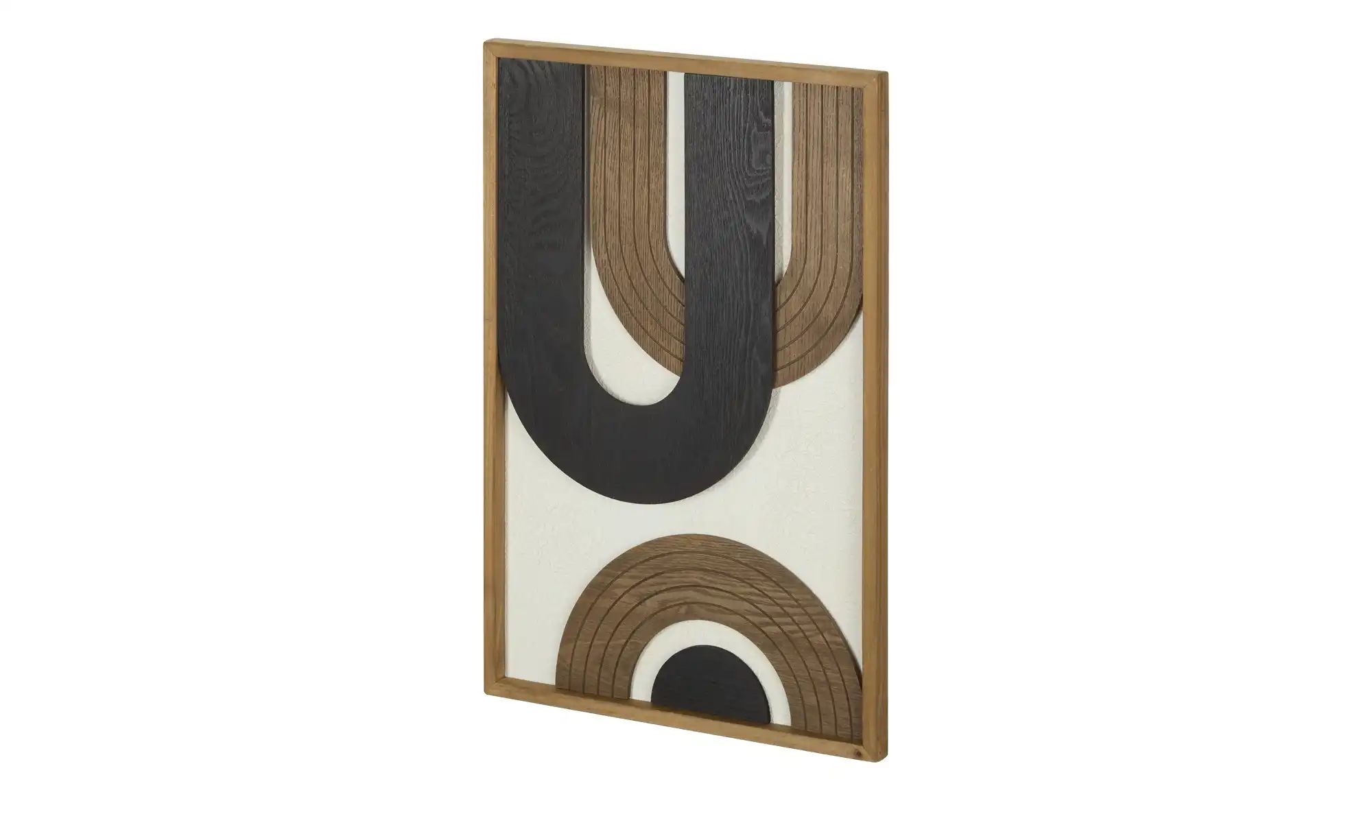 HOME STORY Wandbild   ¦ holzfarben ¦ MDF,Holz ¦ Maße (cm): B: 40 H: 2,7 Acc günstig online kaufen