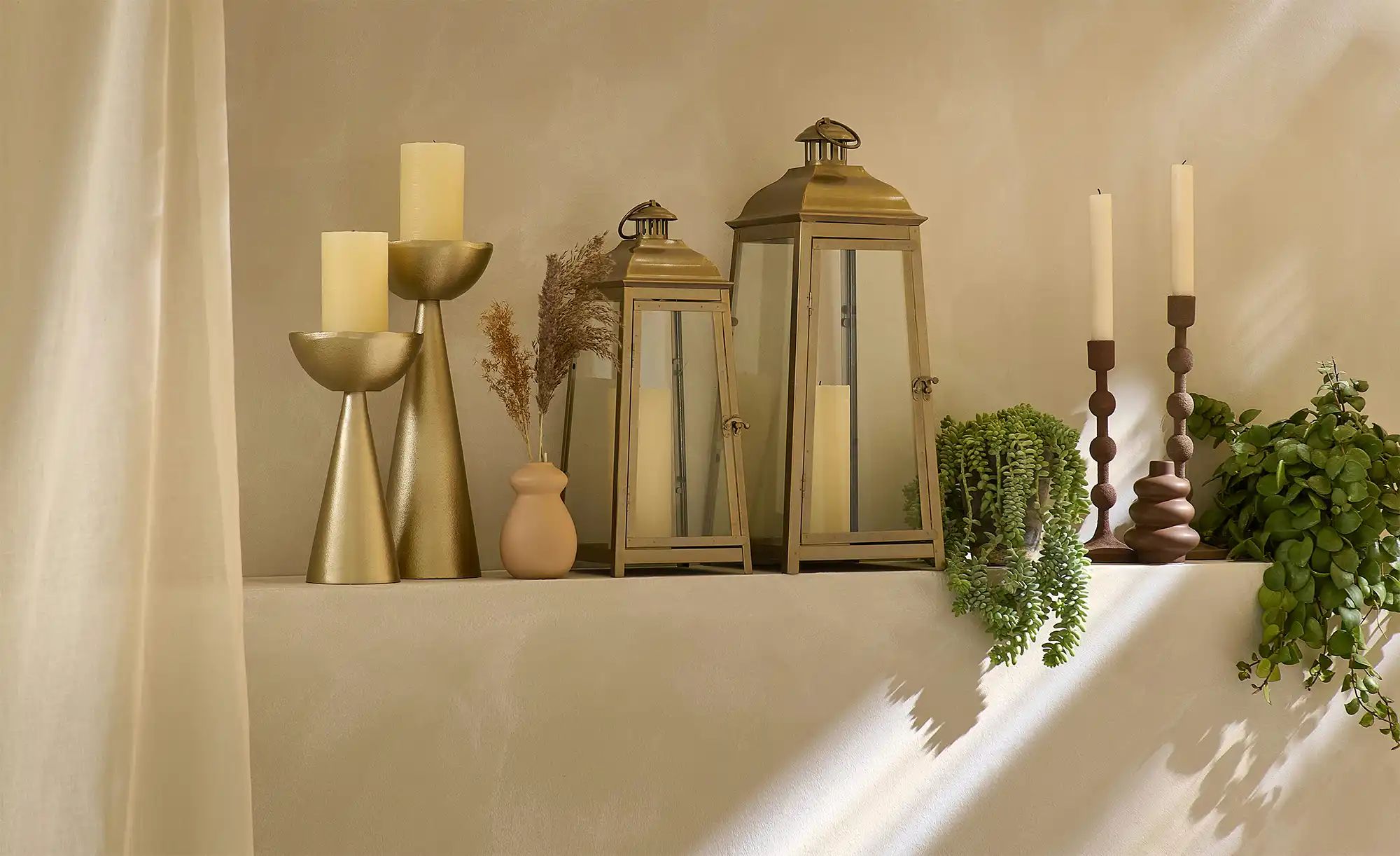 Thumbnail - HOME STORY Vase   ¦ braun ¦ Steingut ¦ Maße (cm): B: 8,7 H: 12 Accessoires > Vasen - Höffner