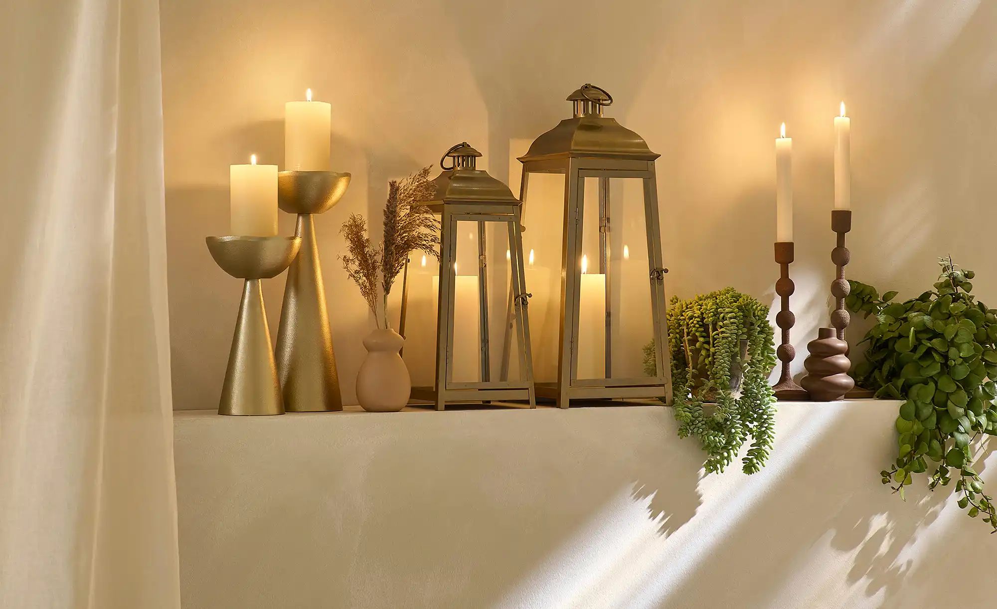 HOME STORY Vase   ¦ creme ¦ Steingut ¦ Maße (cm): B: 8 H: 12 Accessoires > günstig online kaufen