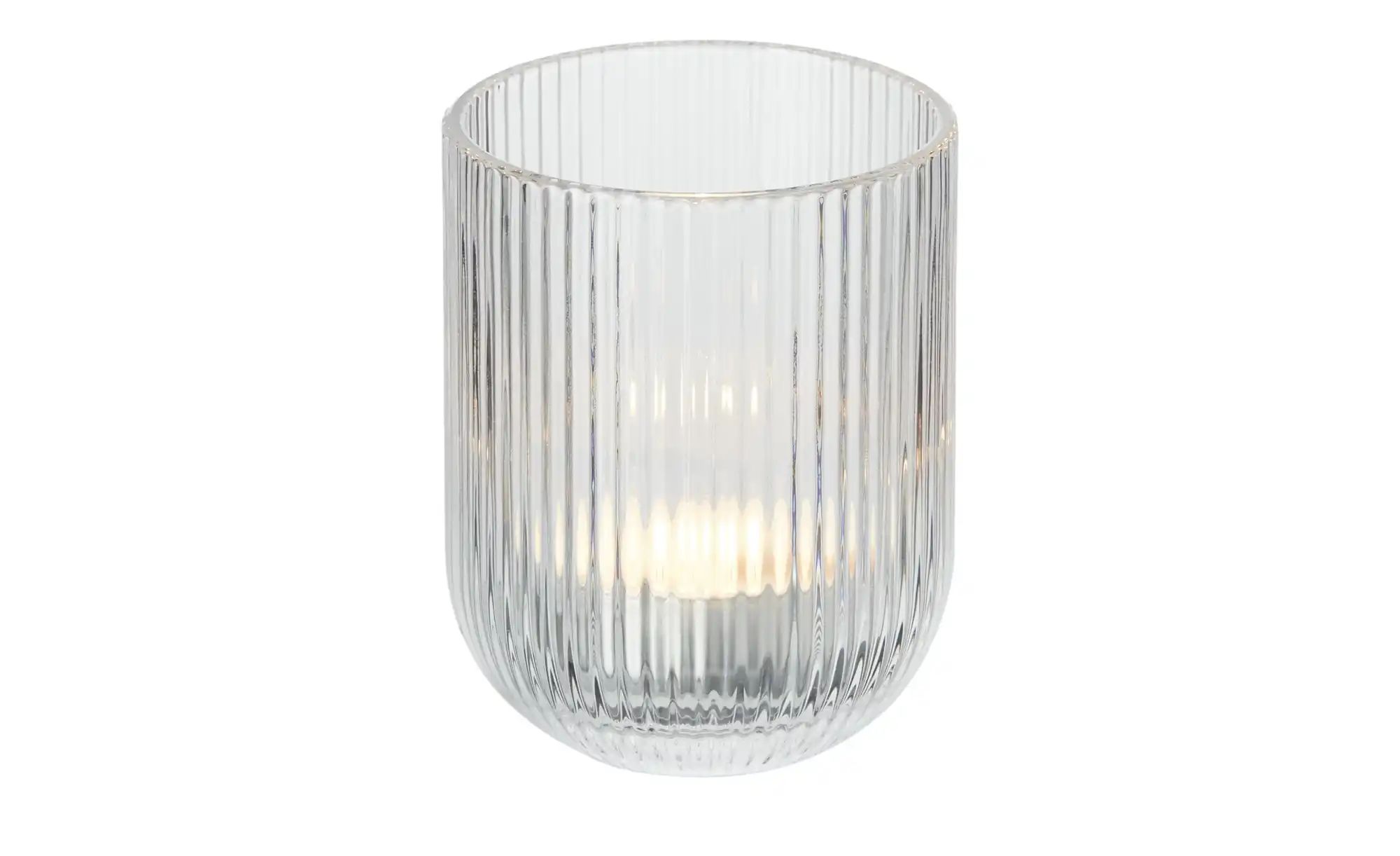 Thumbnail - HOME STORY Teelichtglas   ¦ transparent/klar ¦ Glas ¦ Maße (cm): B: 7,4 H: 9,4 Accessoires > Kerzen & Kerzenständer > Te...