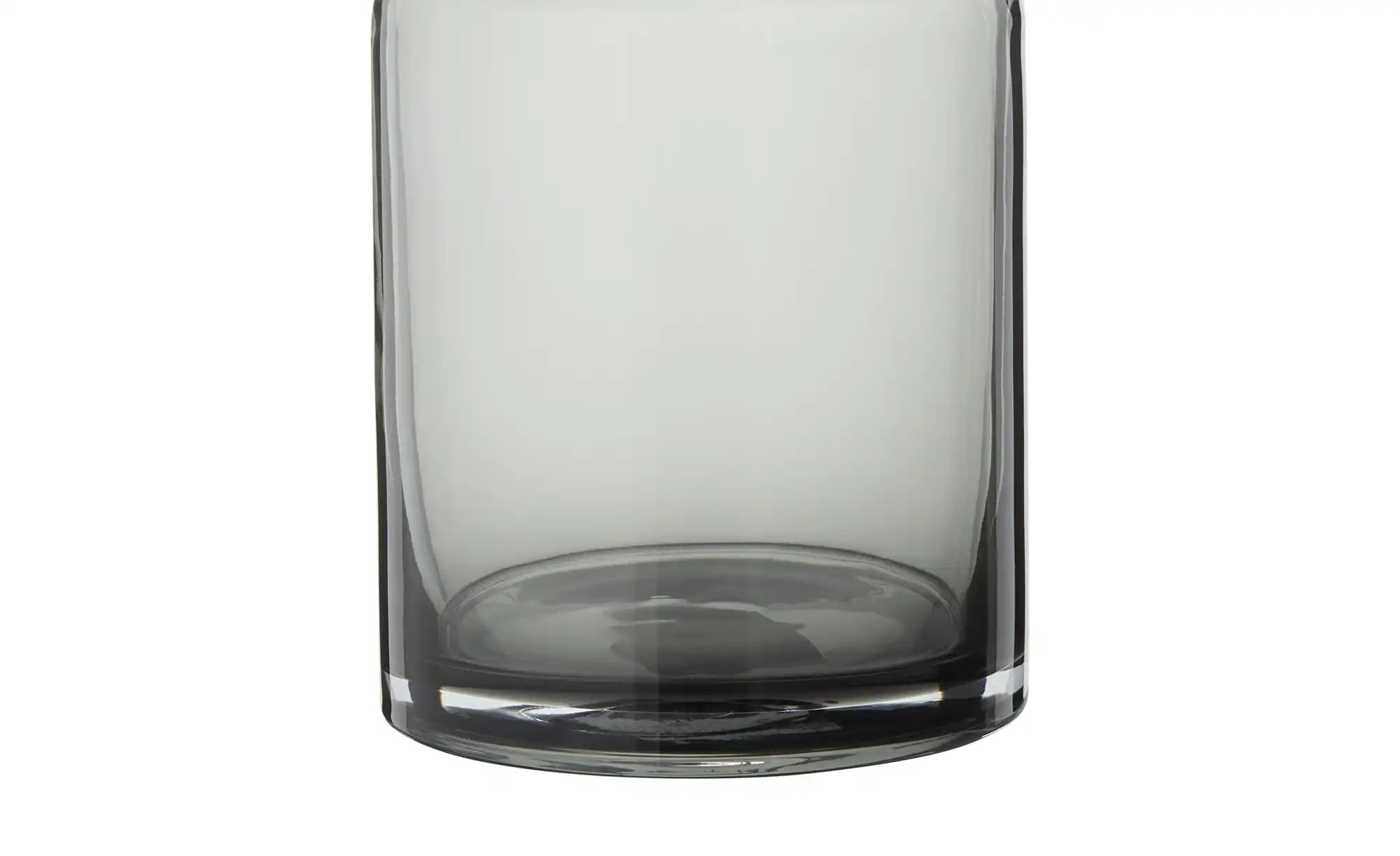 Thumbnail - HOME STORY Vase mit Aufsatz ¦ grau ¦ Glas ¦ Maße (cm): B: 13 H: 42 Accessoires > Vasen - Höffner