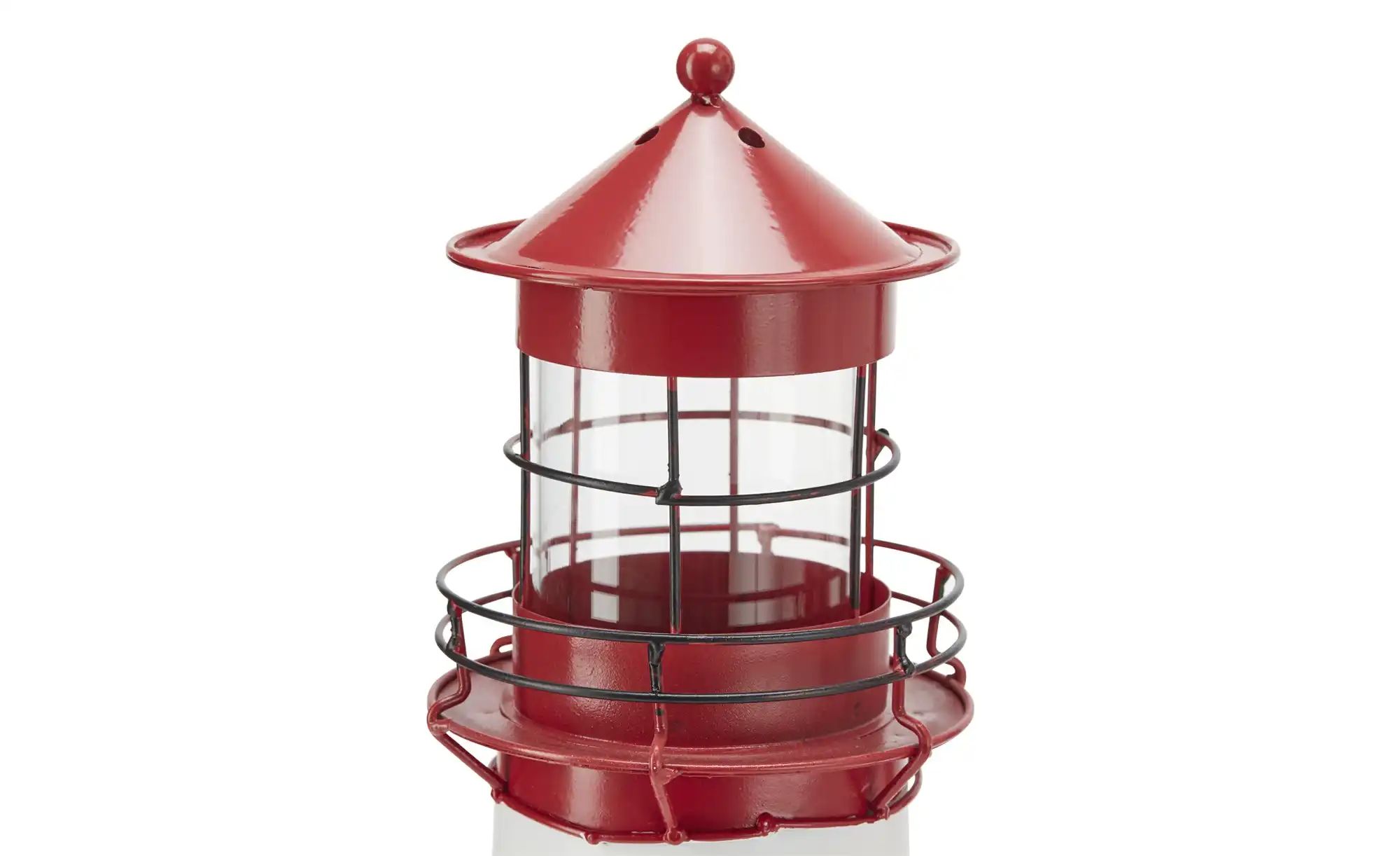 Thumbnail - Teelichthalter Leuchtturm  2er Set   ¦ rot ¦ Eisen,Glas ¦ Maße (cm): H: 64  Ø: 19 Accessoires > Kerzen & Kerzenständer >...