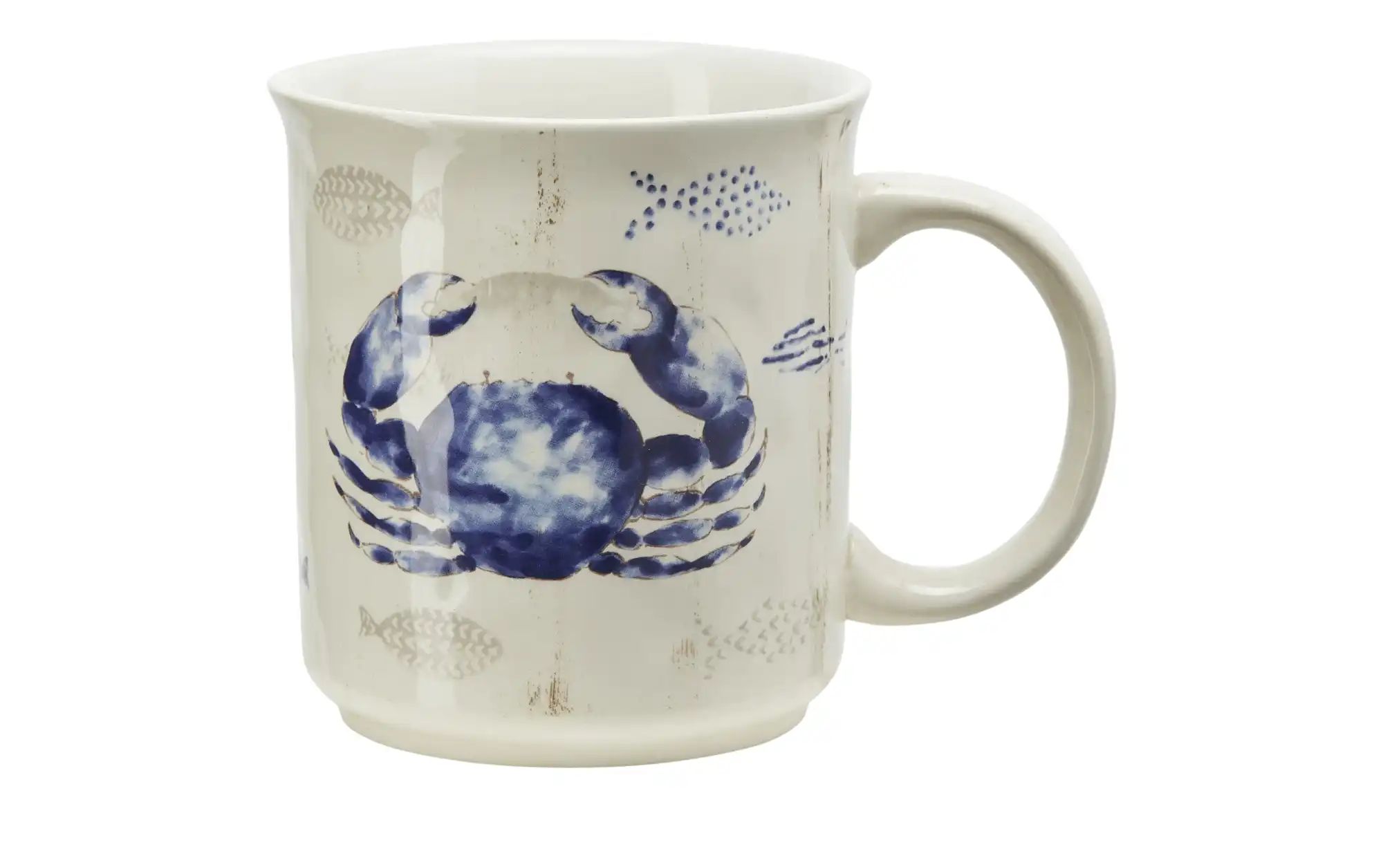 Tasse Krabbe ¦ weiß ¦ Dolomite ¦ Maße (cm): B: 11,5 H: 12,3 Geschirr > Einz günstig online kaufen