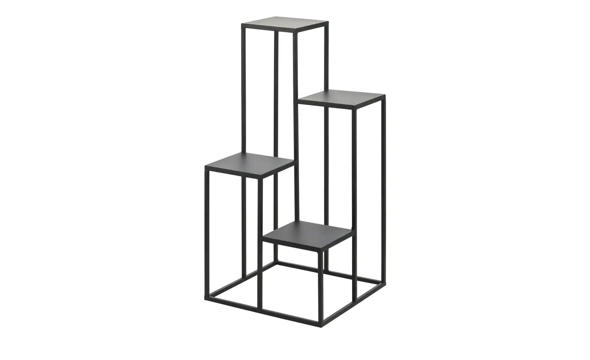 Blumentreppe ¦ schwarz ¦ Metall ¦ Maße (cm): B: 34 H: 68 Accessoires > Dekoartikel - Höffner