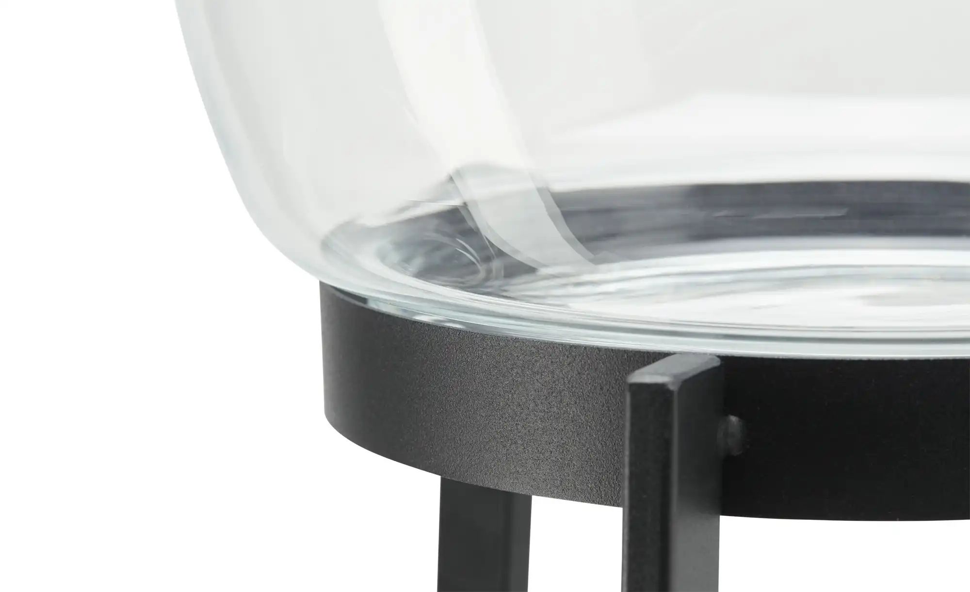 Thumbnail - Windlicht auf Metallgestell  2er Set   ¦ schwarz ¦ Eisen,Glas ¦ Maße (cm): B: 35 H: 92 Accessoires > Kerzen & Kerzenstän...
