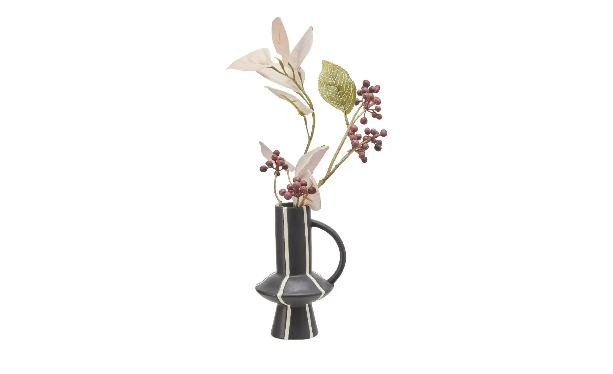 Vase ¦ schwarz ¦ Porzellan ¦ Maße (cm): B: 8,7 H: 14,5 Accessoires > Vasen günstig online kaufen