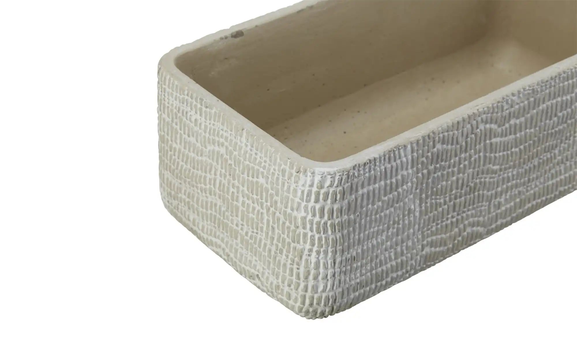 Pflanztopf   ¦ beige ¦ Zement ¦ Maße (cm): B: 14 H: 10 Accessoires > Dekoar günstig online kaufen