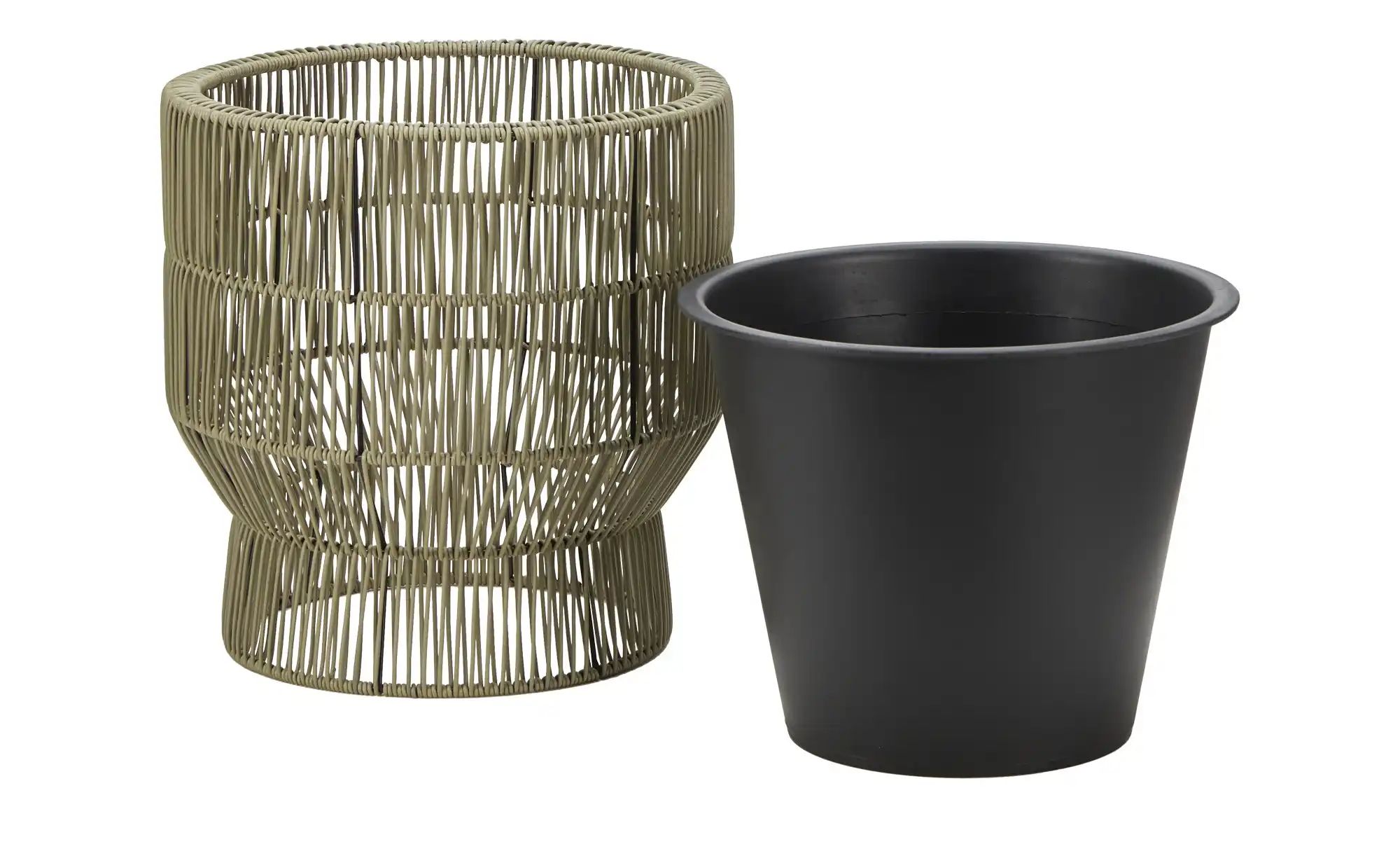 Thumbnail - Pflanztopf  3er Set   ¦ braun ¦ Polyethylen ¦ Maße (cm): H: 37  Ø: 36 Accessoires > Dekoartikel - Höffner