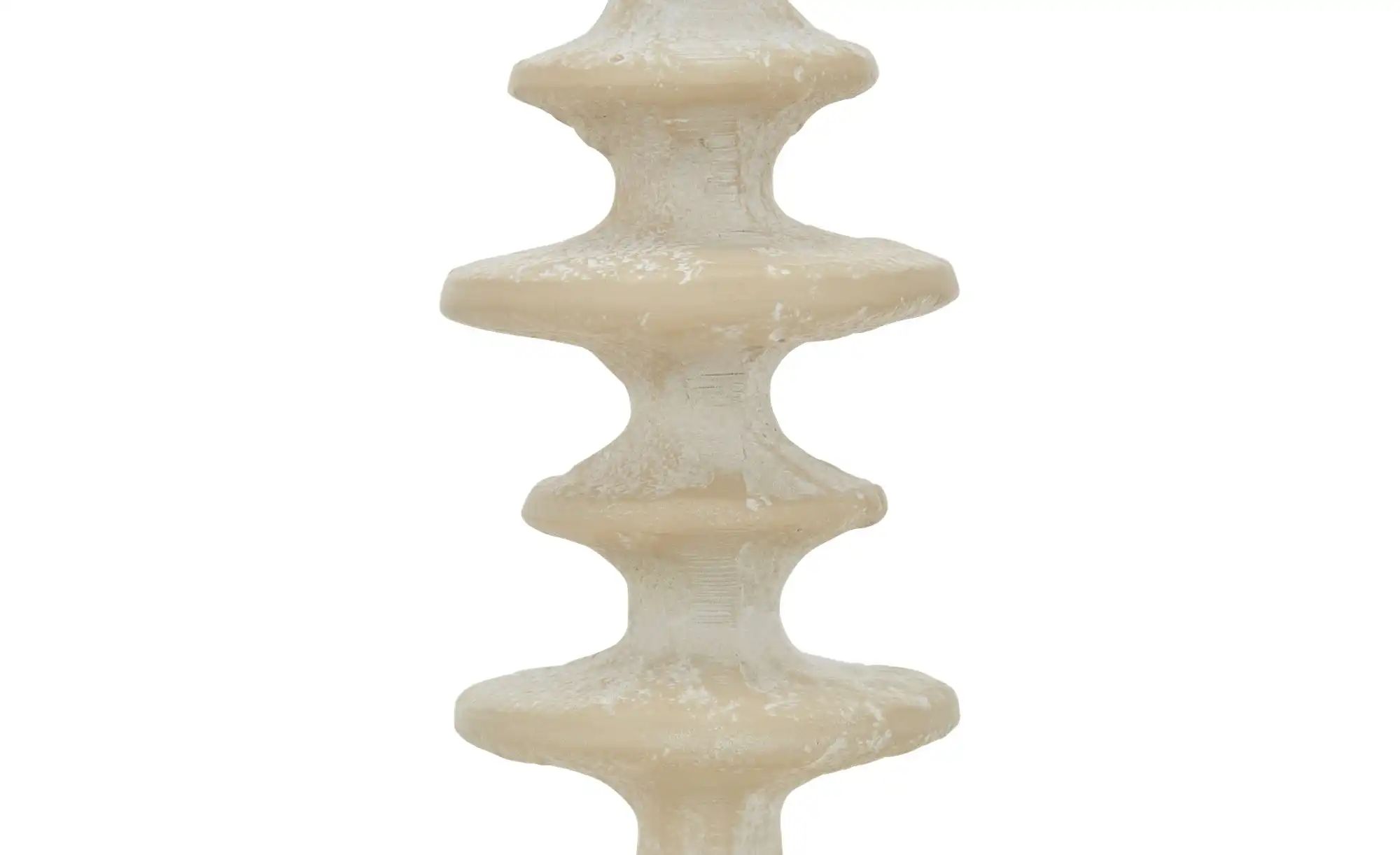 Thumbnail - HOME STORY Kerzenständer   ¦ creme ¦ Aluminium ¦ Maße (cm): H: 23  Ø: 11.5 Accessoires > Kerzen & Kerzenständer > Kerzen...