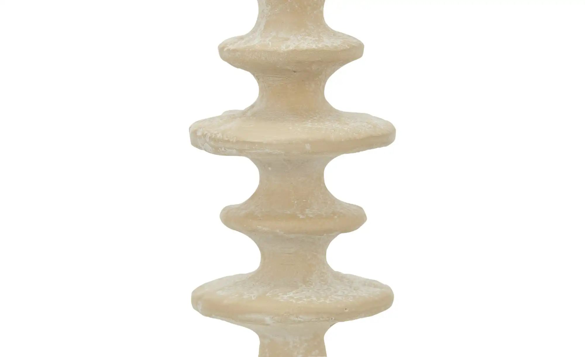 Thumbnail - HOME STORY Kerzenständer ¦ creme ¦ Aluminium ¦ Maße (cm): H: 32 Ø: 11.5 Accessoires > Kerzen & Kerzenständer > Kerzen...