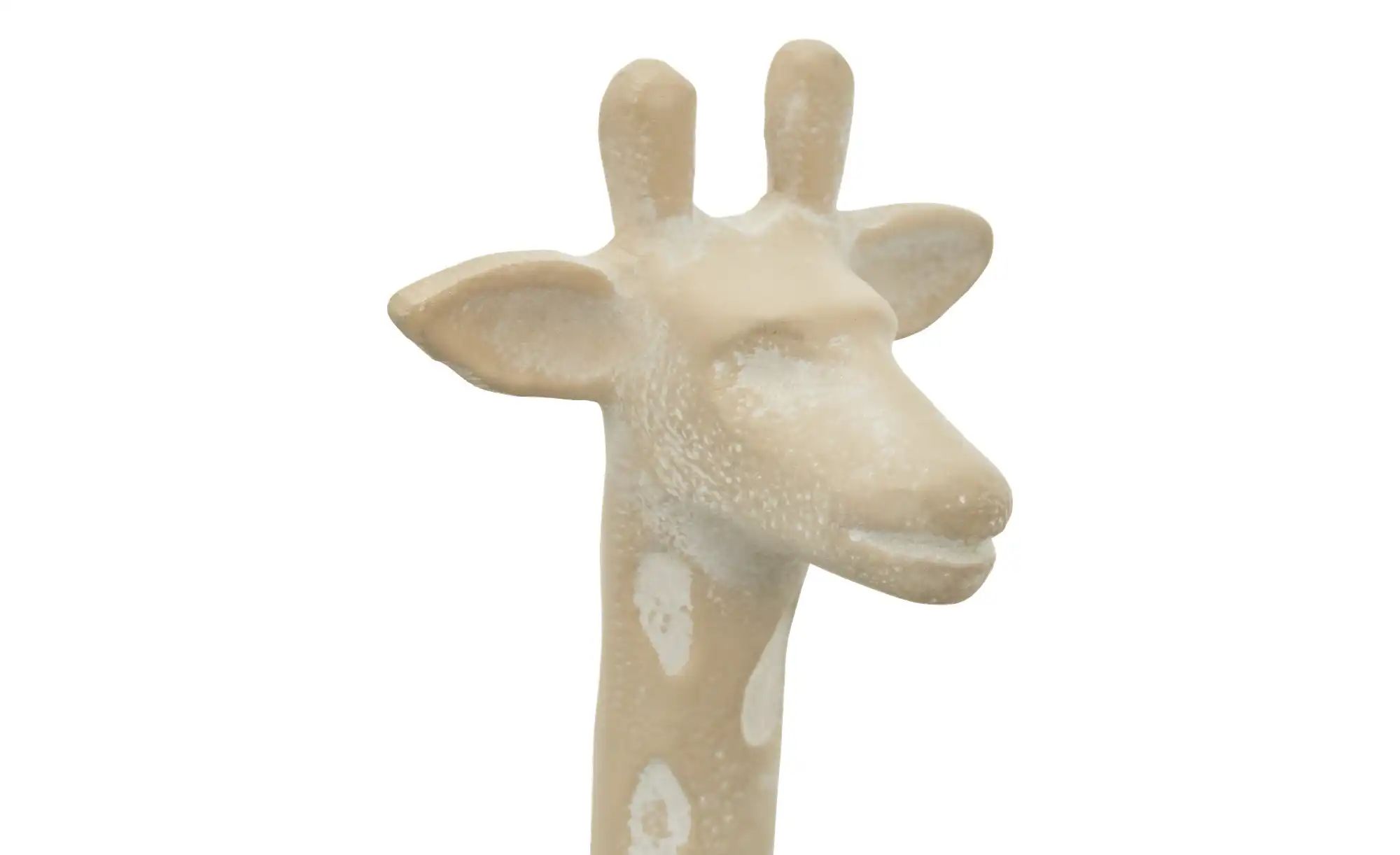 HOME STORY Deko Schale Giraffe   ¦ beige ¦ Aluminium ¦ Maße (cm): B: 16 H: günstig online kaufen