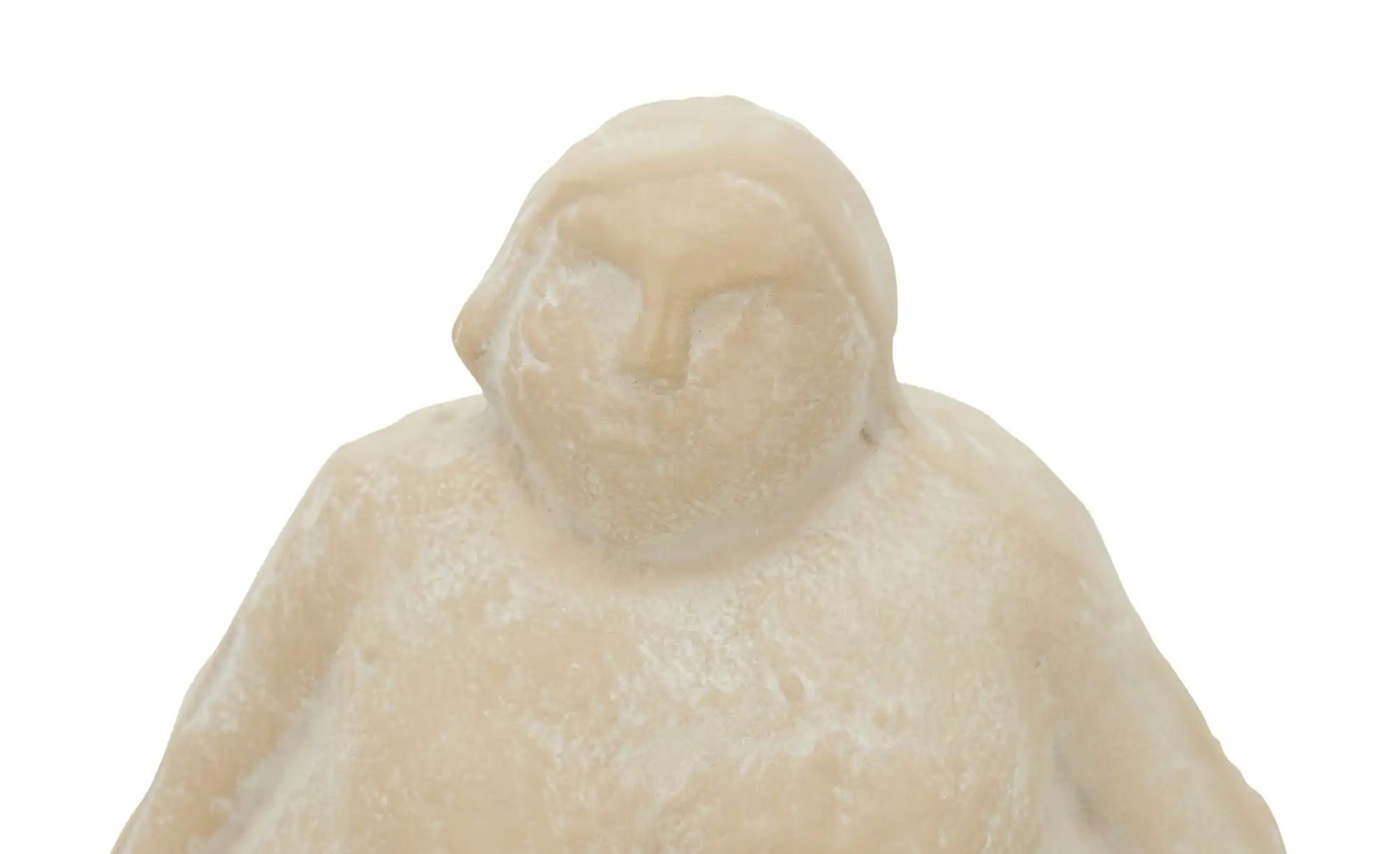 HOME STORY Deko Figur   ¦ beige ¦ Aluminium ¦ Maße (cm): B: 16 H: 25 T: 14. günstig online kaufen