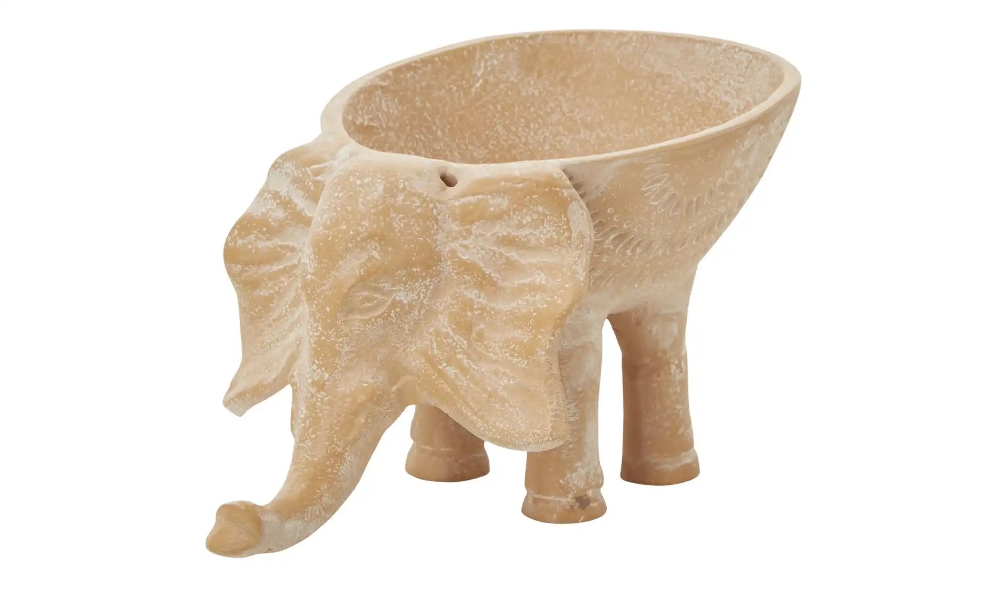 HOME STORY Deko Schale Elefant   ¦ braun ¦ Aluminium ¦ Maße (cm): B: 19 H: günstig online kaufen