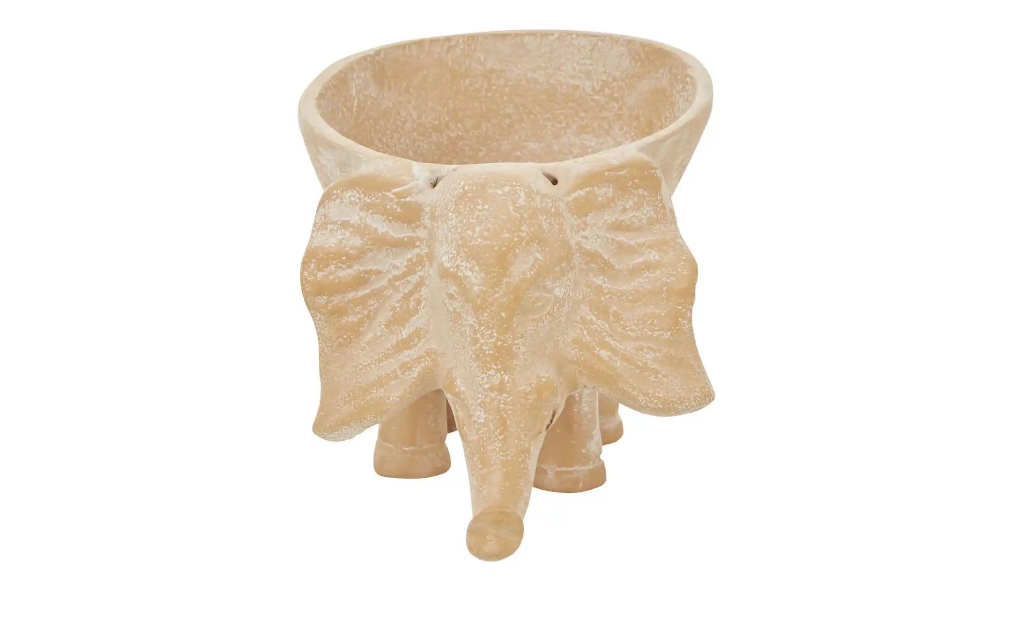 HOME STORY Deko Schale Elefant   ¦ braun ¦ Aluminium ¦ Maße (cm): B: 19 H: günstig online kaufen