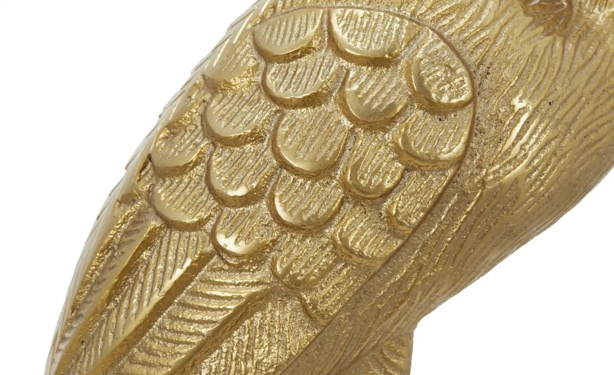 Thumbnail - HOME STORY Deko Figur Kranich   ¦ gold ¦ Aluminium ¦ Maße (cm): B: 18 H: 58 T: 14.5 Accessoires > Dekoartikel - Höffner