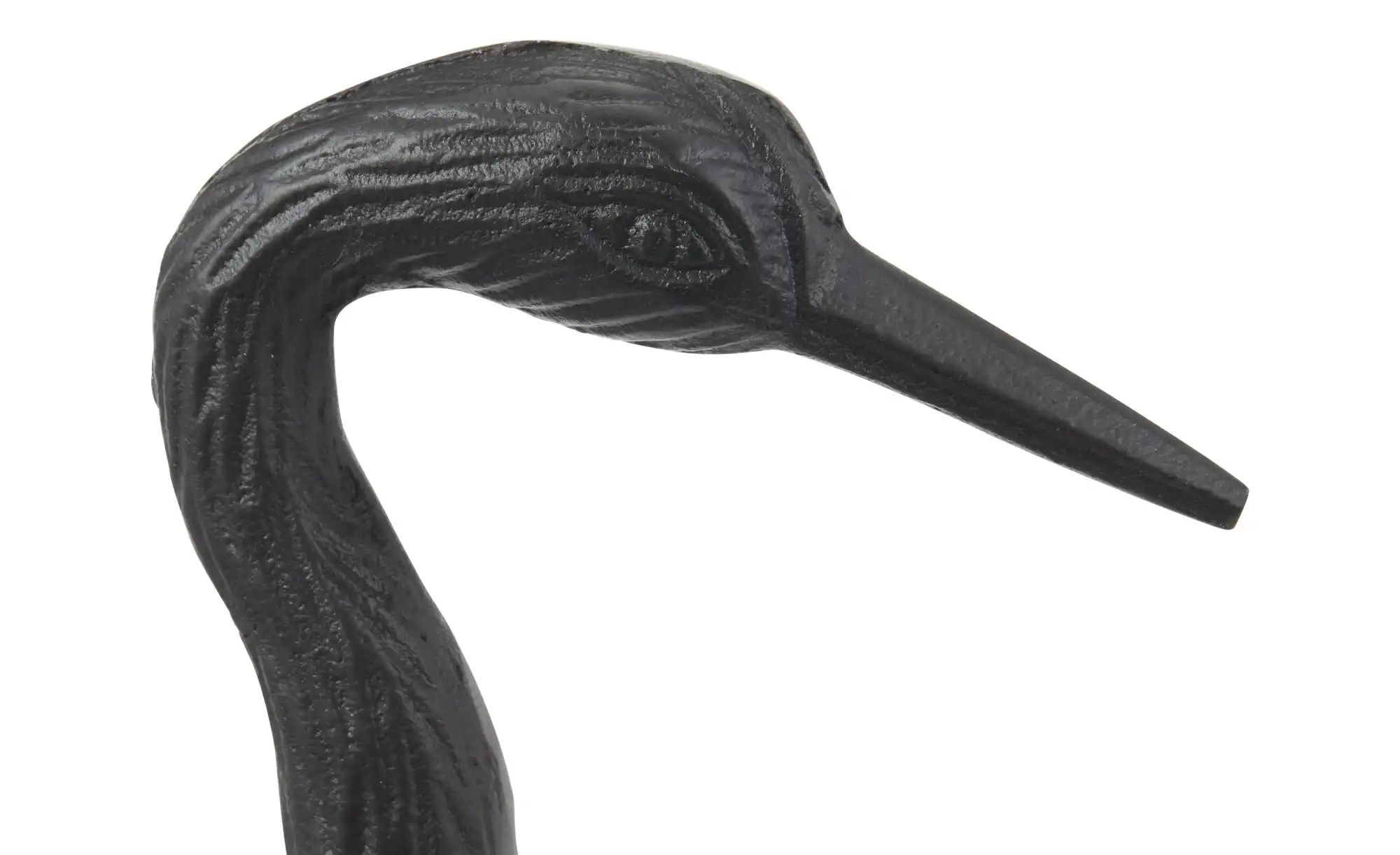 HOME STORY Deko Figur Kranich   ¦ schwarz ¦ Aluminium ¦ Maße (cm): B: 27 H: günstig online kaufen
