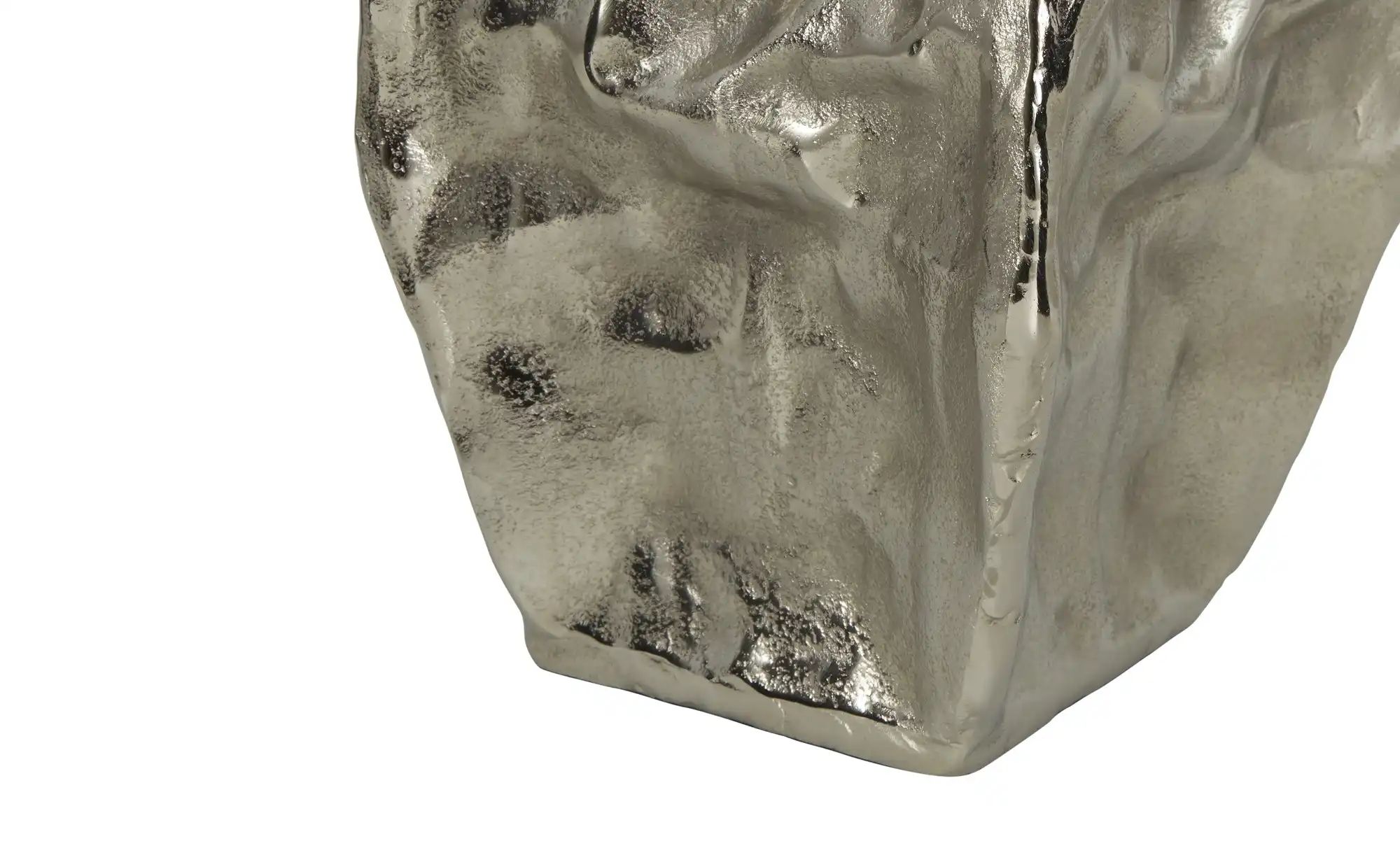 HOME STORY Vase   ¦ silber ¦ Aluminium ¦ Maße (cm): H: 49  Ø: 21 Accessoire günstig online kaufen