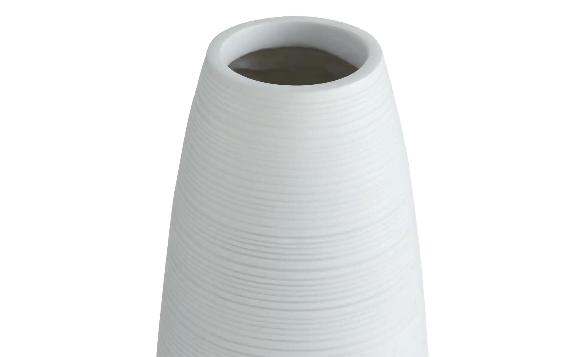 HOME STORY Deko Vase   ¦ weiß ¦ Polyresin (Kunstharz) ¦ Maße (cm): H: 65  Ø günstig online kaufen