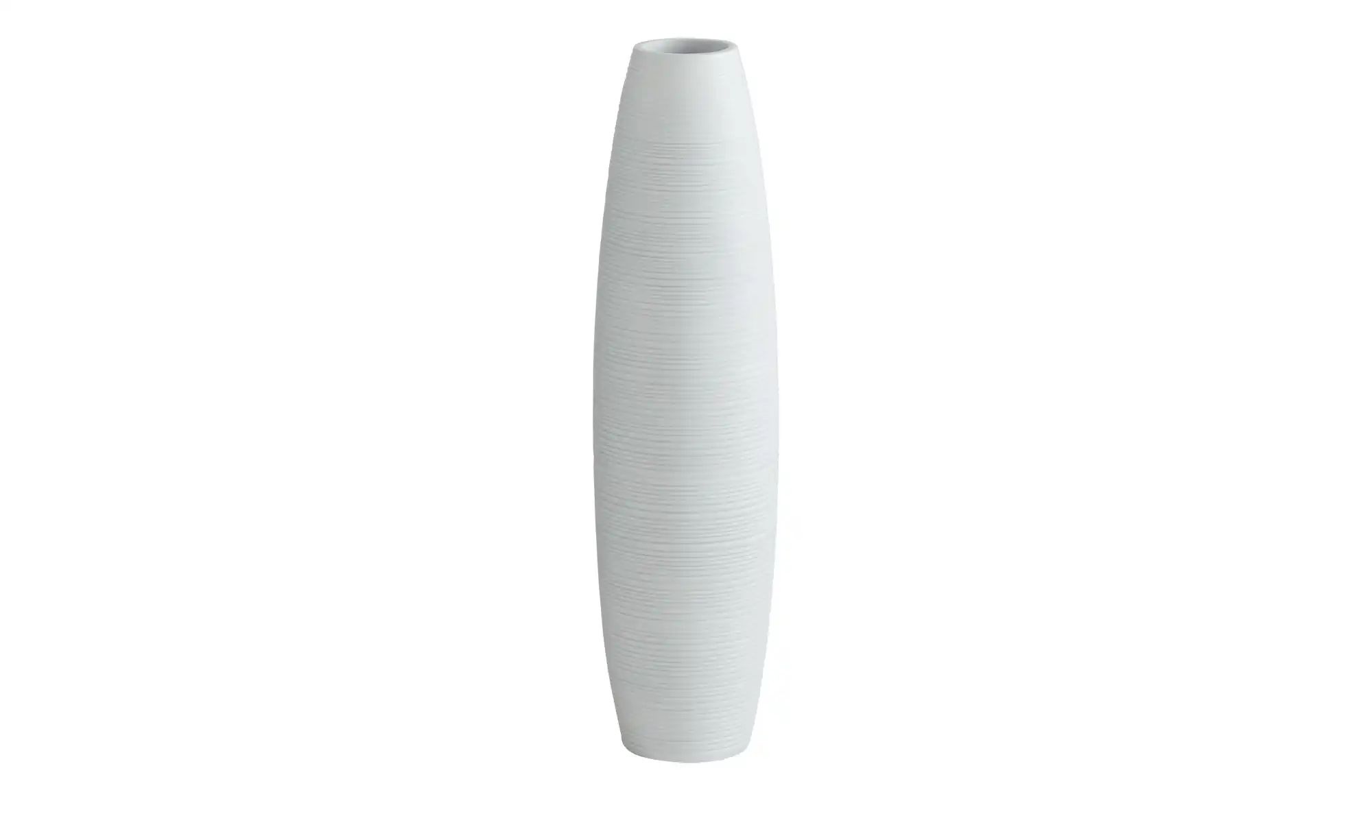 HOME STORY Deko Vase   ¦ weiß ¦ Polyresin (Kunstharz) ¦ Maße (cm): H: 65  Ø günstig online kaufen