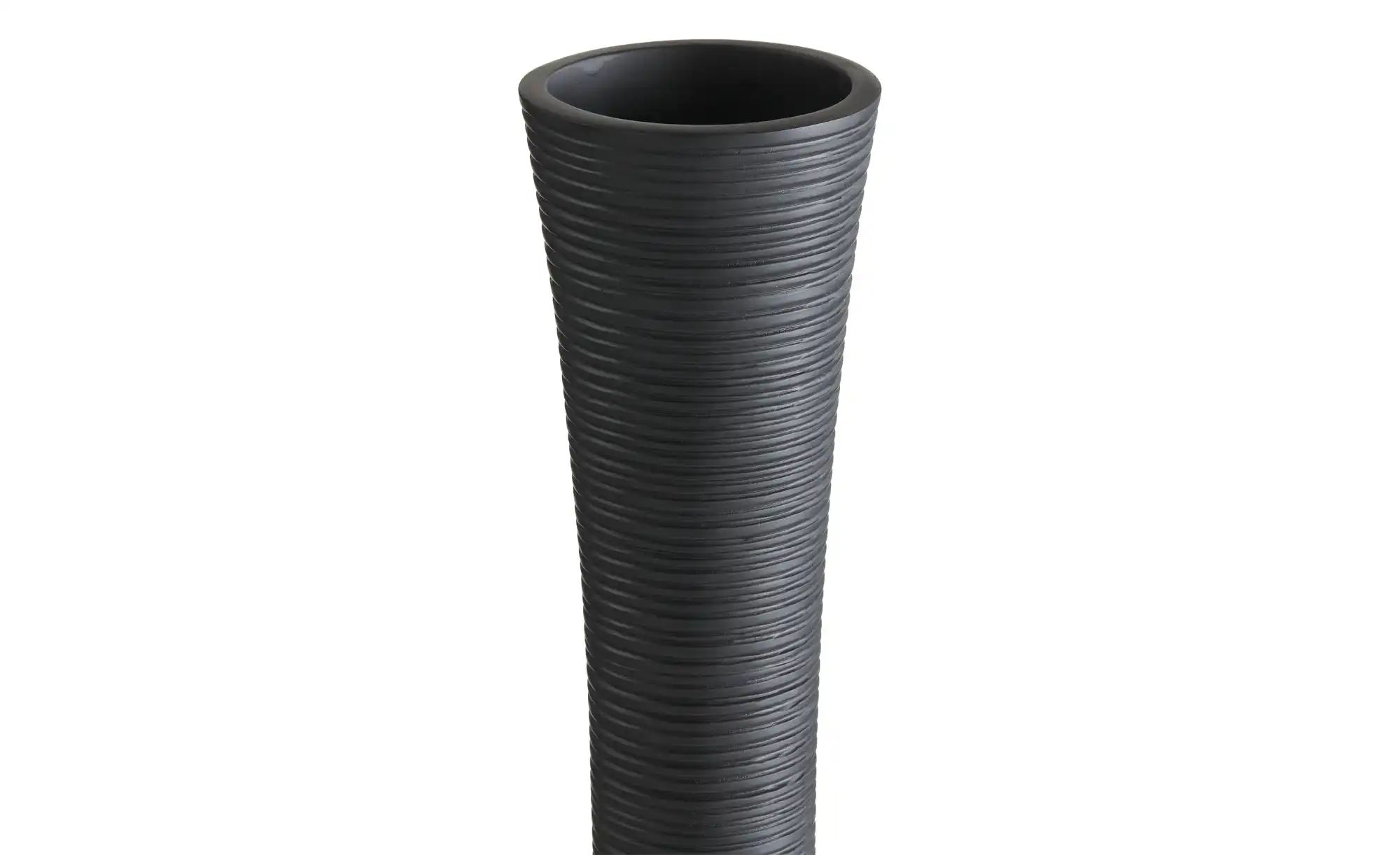 HOME STORY Vase   ¦ schwarz ¦ Polyresin (Kunstharz) ¦ Maße (cm): H: 105  Ø: günstig online kaufen