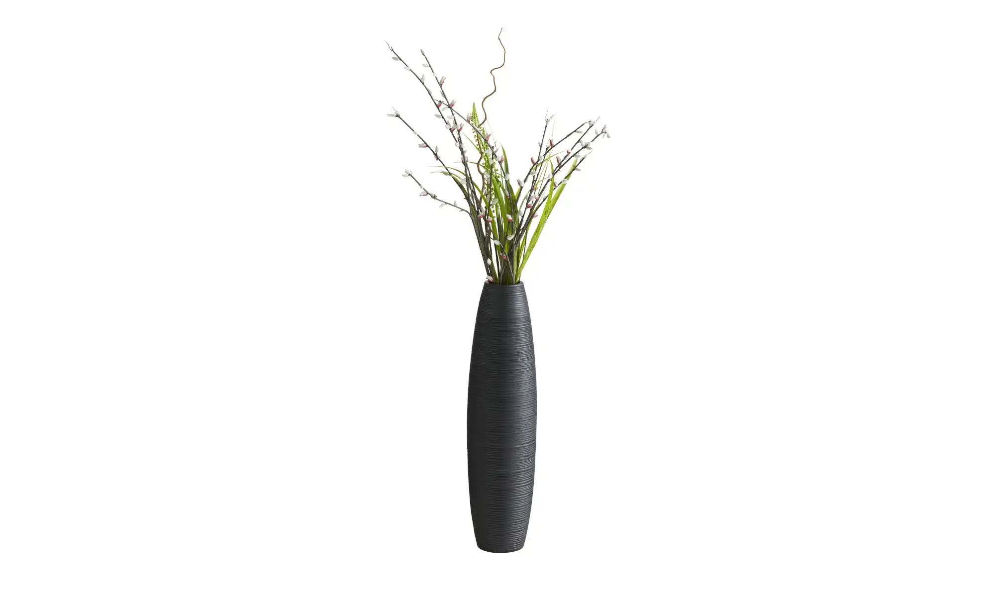 Thumbnail - HOME STORY Vase ¦ schwarz ¦ Polyresin (Kunstharz) ¦ Maße (cm): H: 65 Ø: 17 Accessoires > Vasen - Höffner