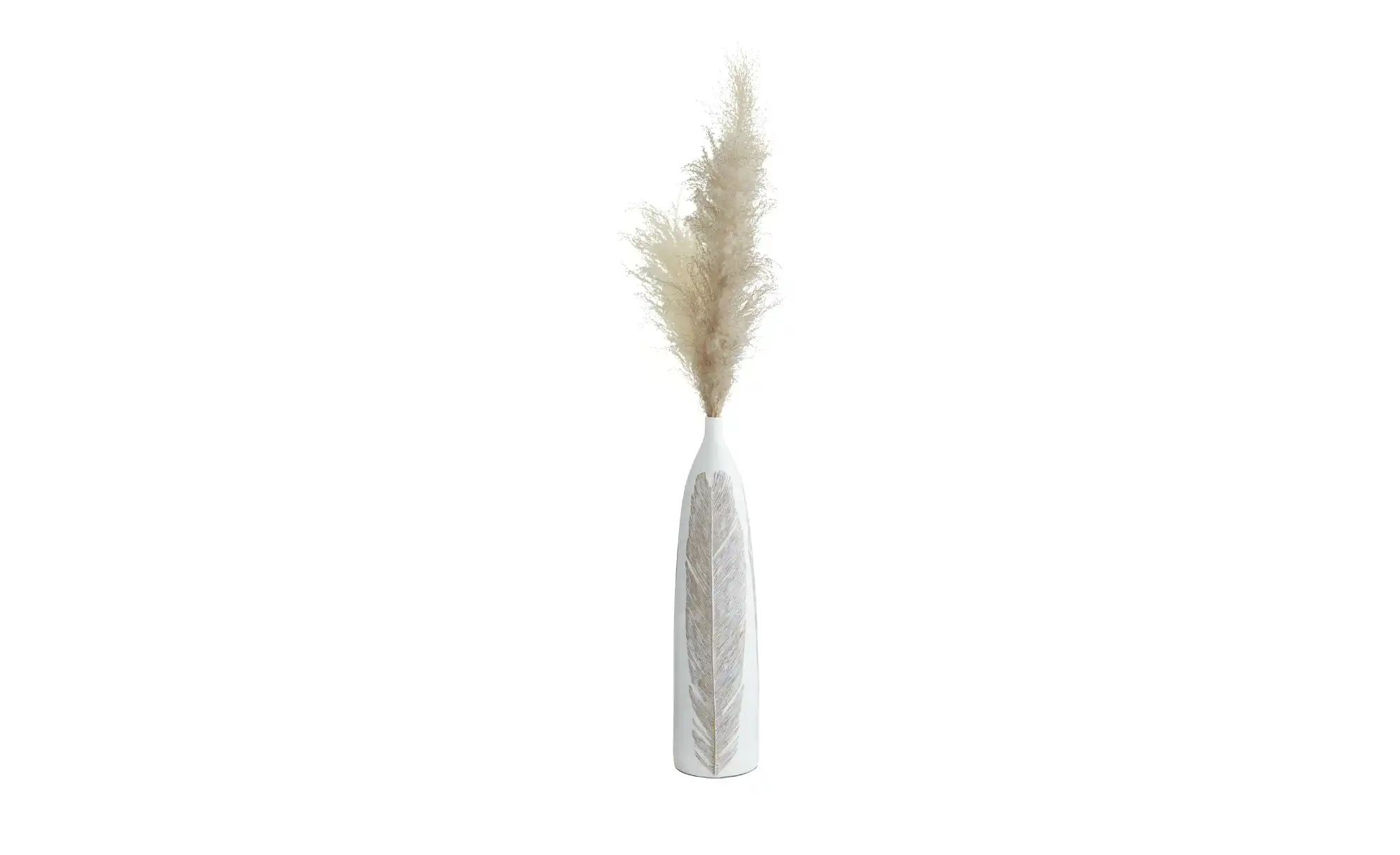 Thumbnail - HOME STORY Vase ¦ weiß ¦ Polyresin (Kunstharz) ¦ Maße (cm): H: 67 Ø: 17 Accessoires > Vasen - Höffner