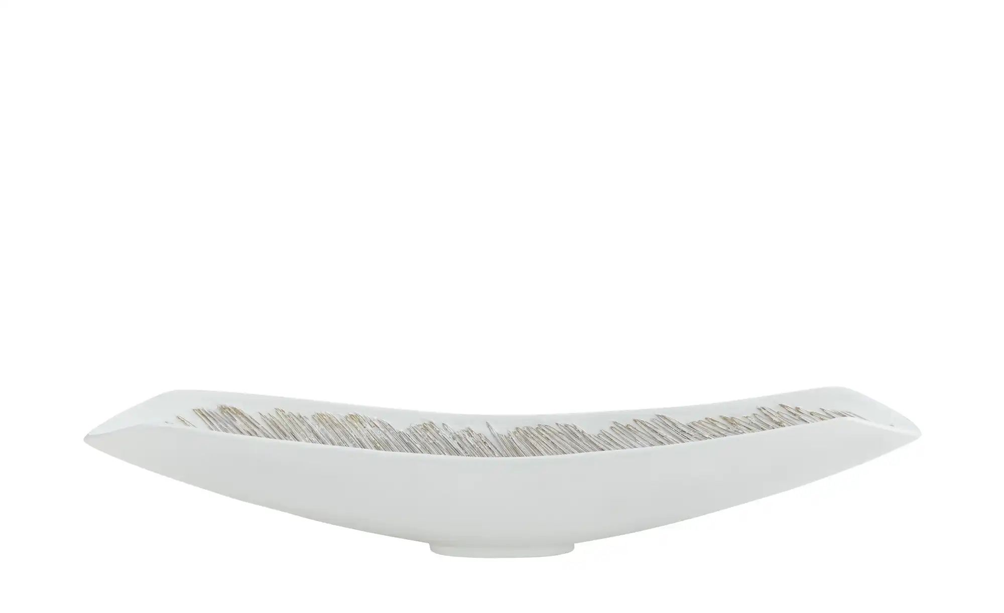 HOME STORY Deko Schale   ¦ weiß ¦ Polyresin (Kunstharz) ¦ Maße (cm): B: 67 günstig online kaufen