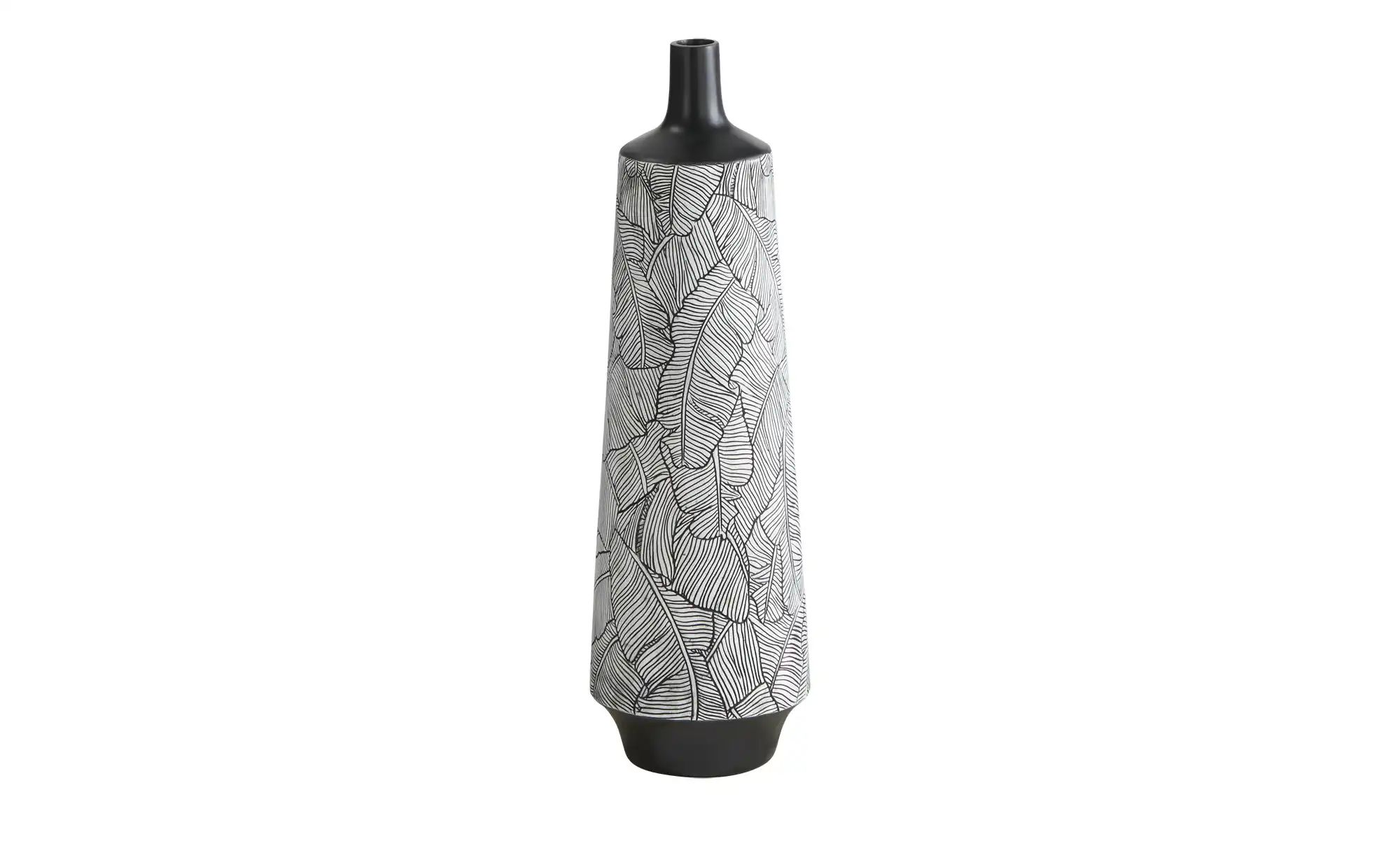 HOME STORY Dekovase   ¦ schwarz ¦ Polyresin (Kunstharz) ¦ Maße (cm): H: 68 günstig online kaufen