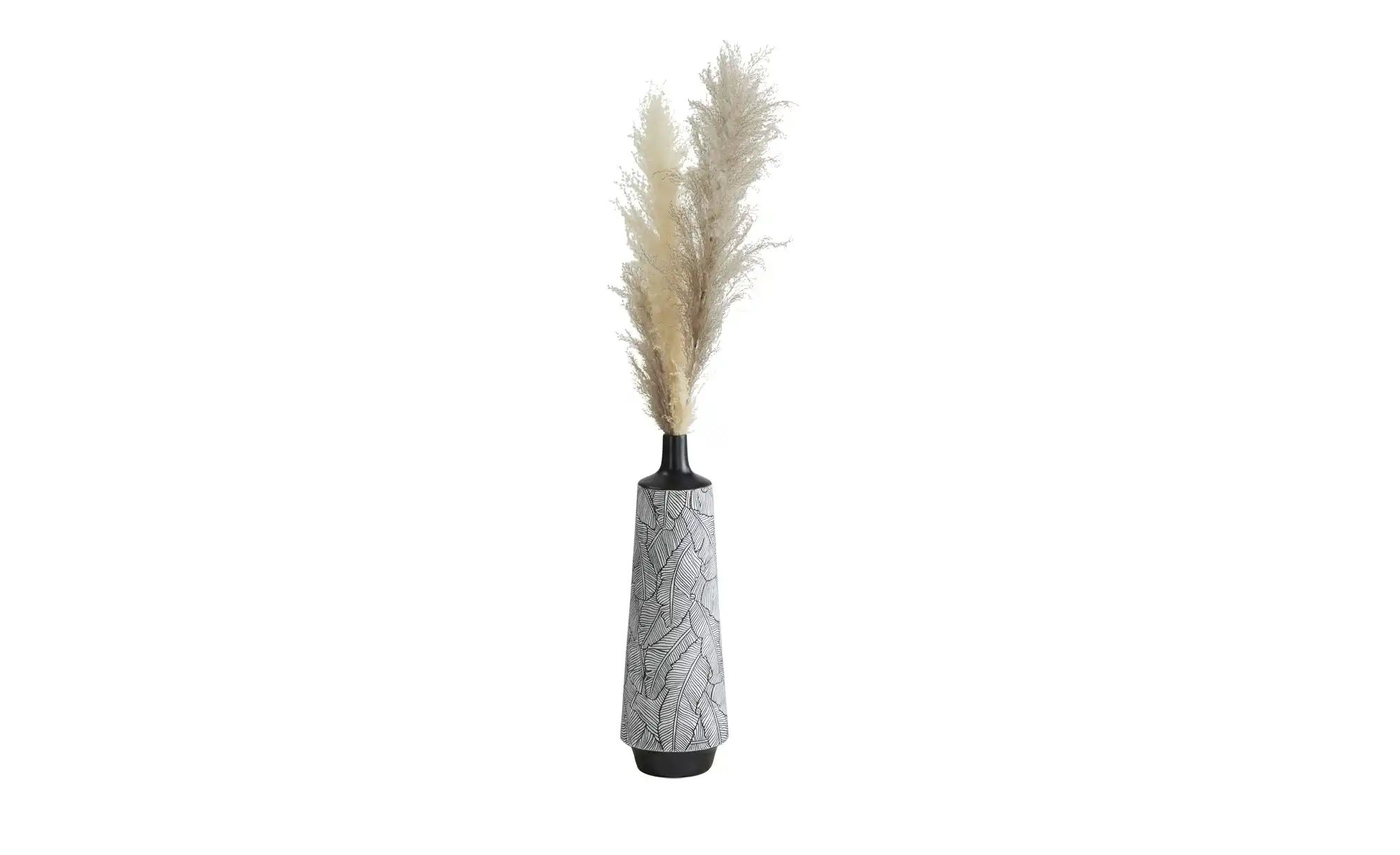 HOME STORY Dekovase   ¦ schwarz ¦ Polyresin (Kunstharz) ¦ Maße (cm): H: 58 günstig online kaufen